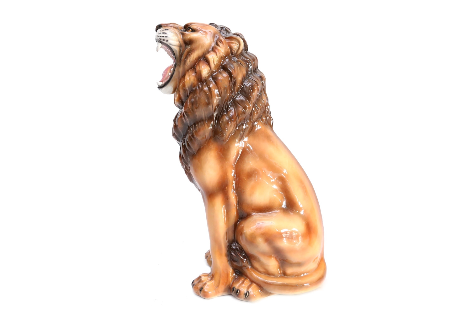 Ceramic Lion Sculpture - 1960s