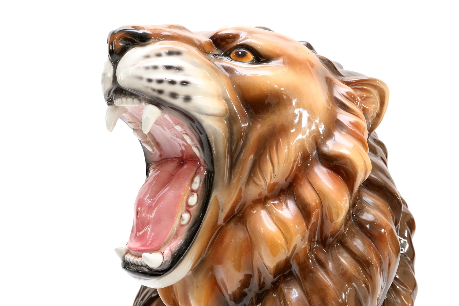 Ceramic Lion Sculpture - 1960s