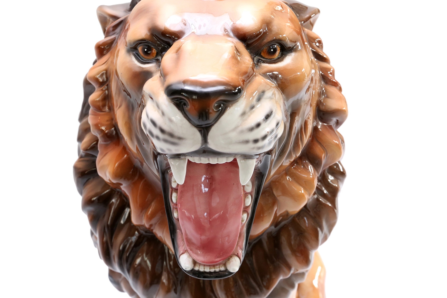 Ceramic Lion Sculpture - 1960s