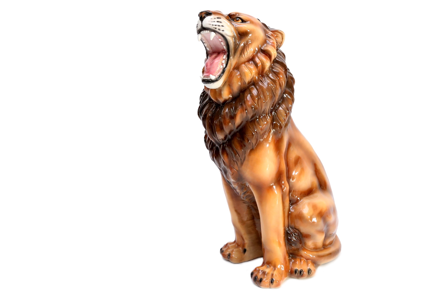 Ceramic Lion Sculpture - 1960s