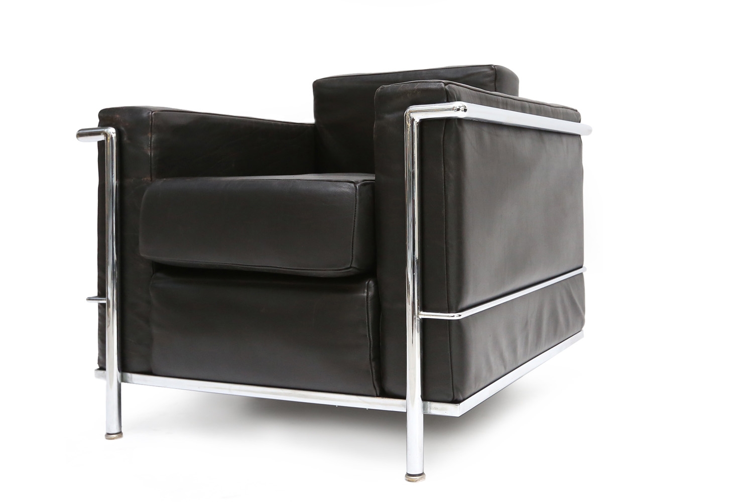 Black Cassina First Edition Armchair, Le Corbusier - 1950s