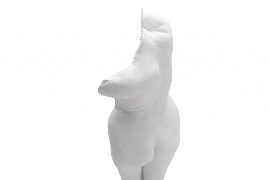Plaster Woman Sculpture  - 1940s