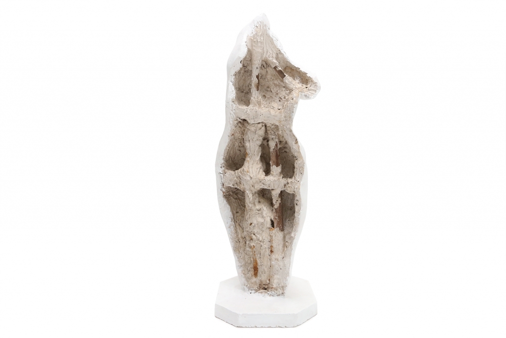 Plaster Woman Sculpture  - 1940s