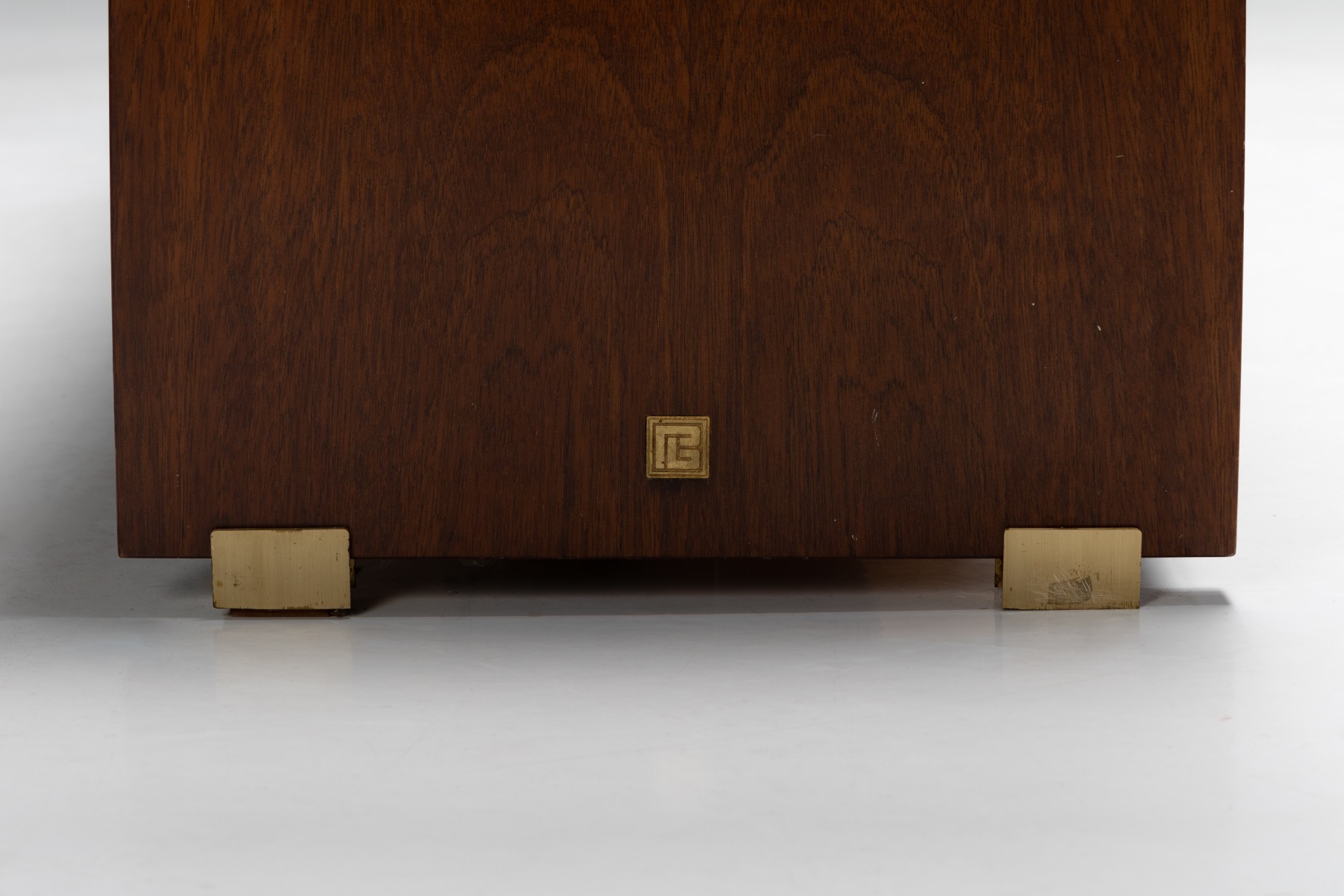 Walnut and Brass Sideboard by Pierre Balmain - 1980s