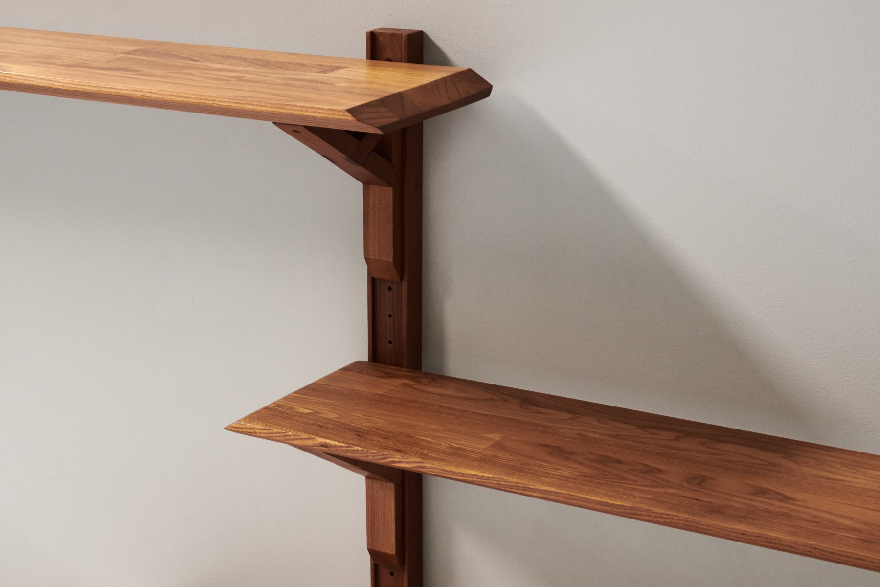 Bookshelf B30 in Solid Elm by Pierre Chapo - 1960s