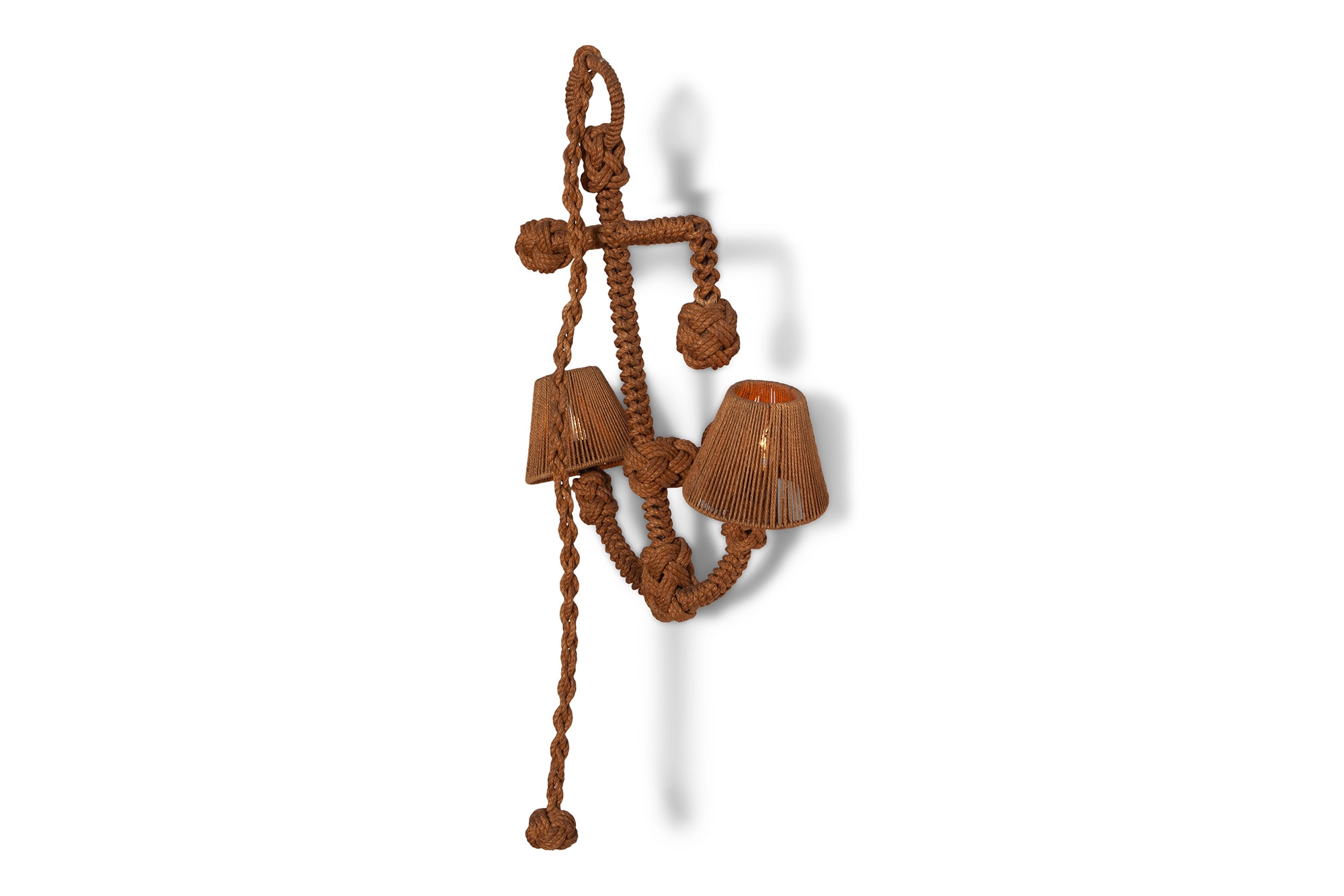 Audoux Minet 'Anchor' Rope Sconce - 1960s