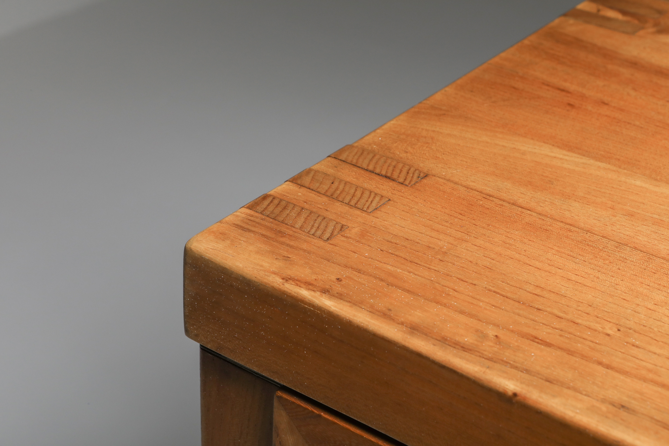 Pierre Chapo's Two-Door Five-Drawer Cabinet R18 - 1960's