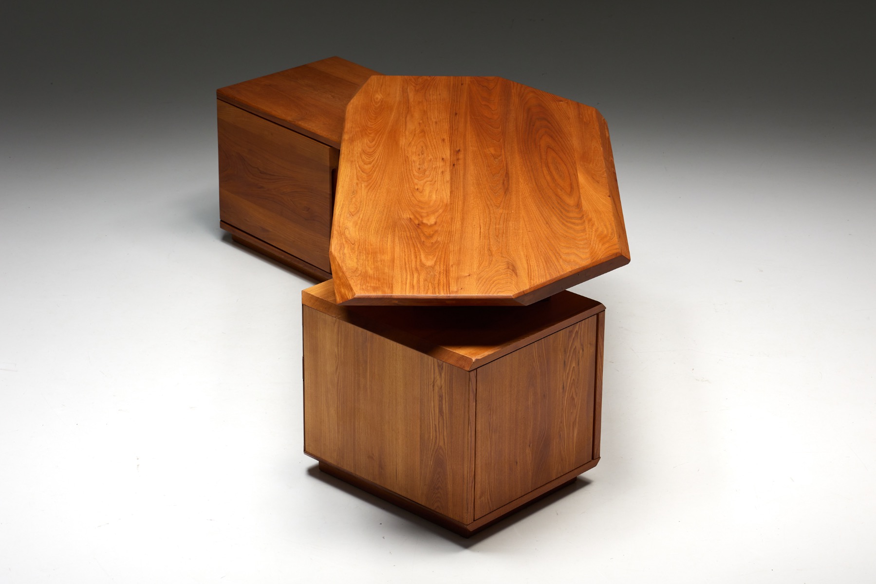 Pierre Chapo B40 Desk in Solid Elm - 1960s