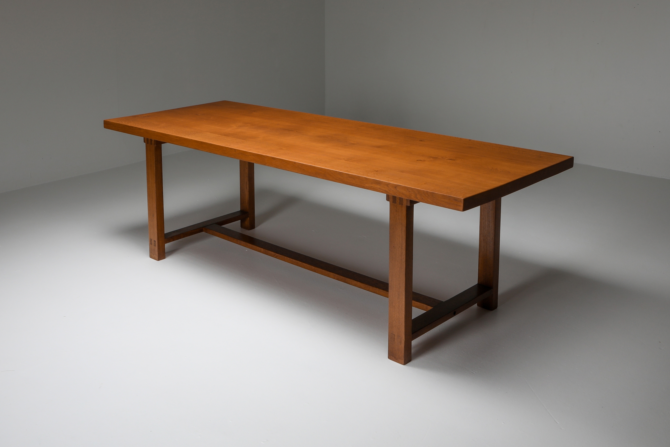 Pierre Chapo T01D Dining Table in Solid Elm - 1960s