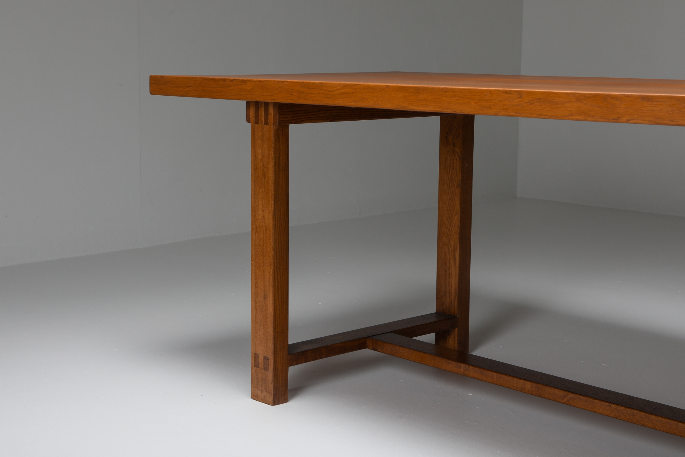 Pierre Chapo T01D Dining Table in Solid Elm - 1960s