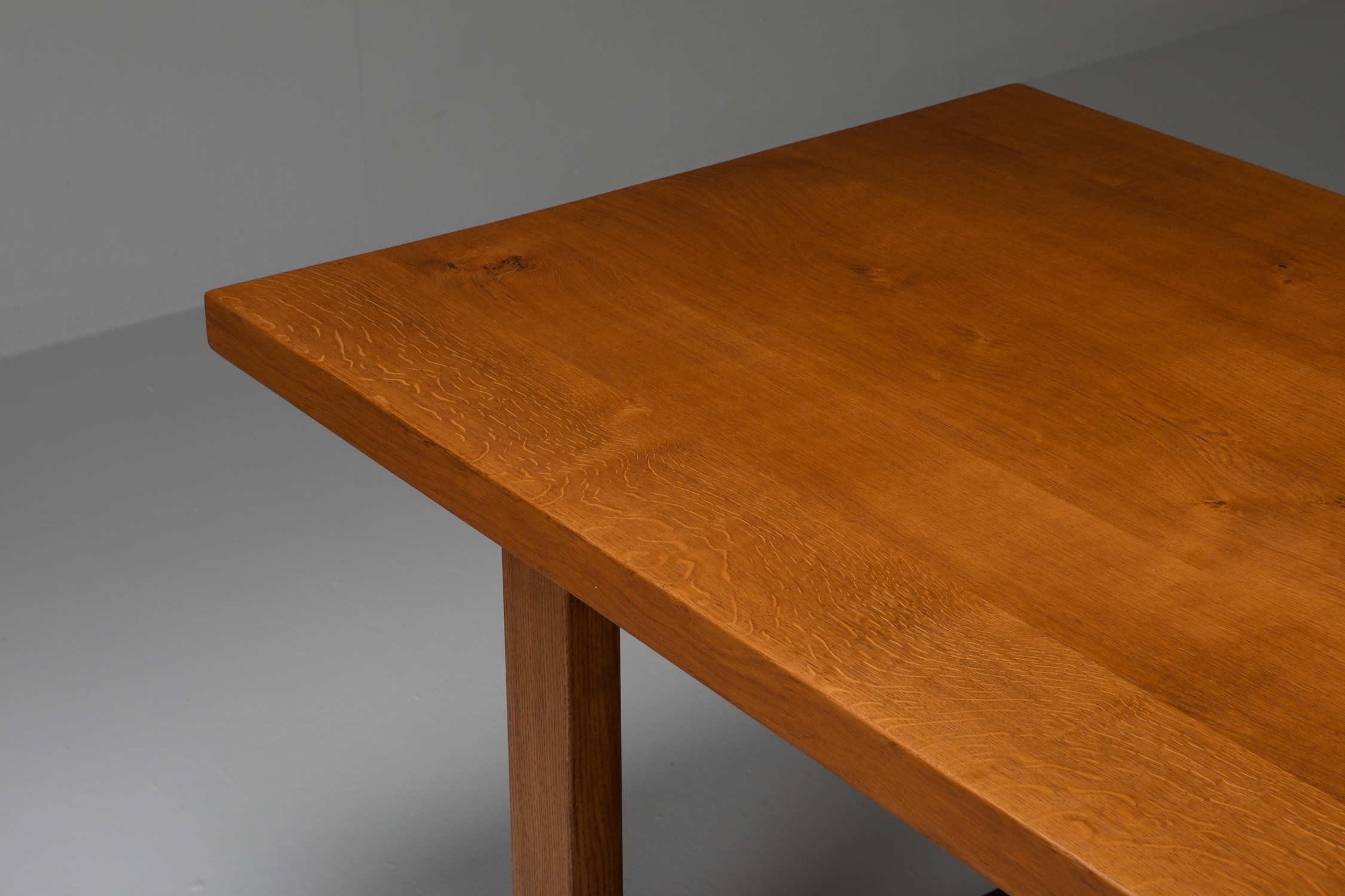 Pierre Chapo T01D Dining Table in Solid Elm - 1960s