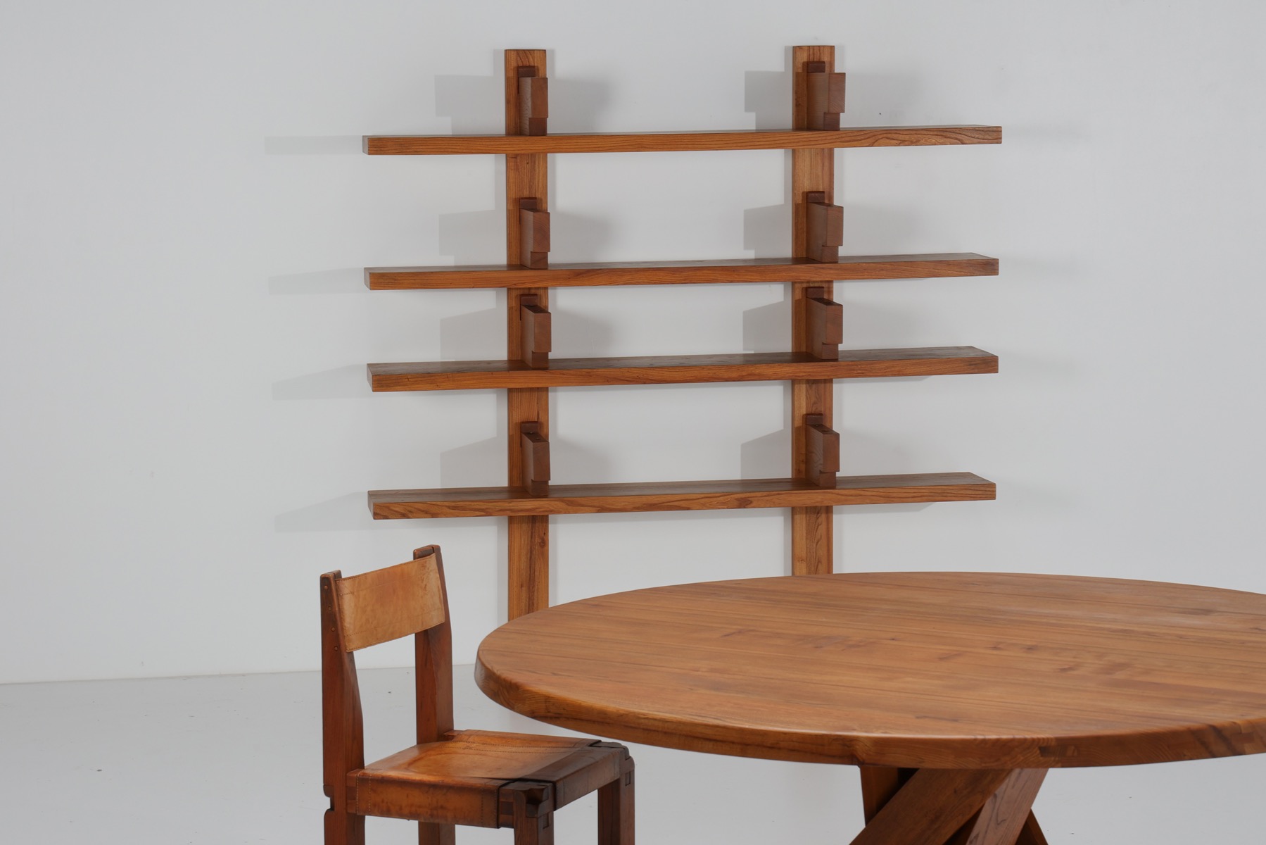  Pierre Chapo Elm Wall Unit 'B17' - 1967