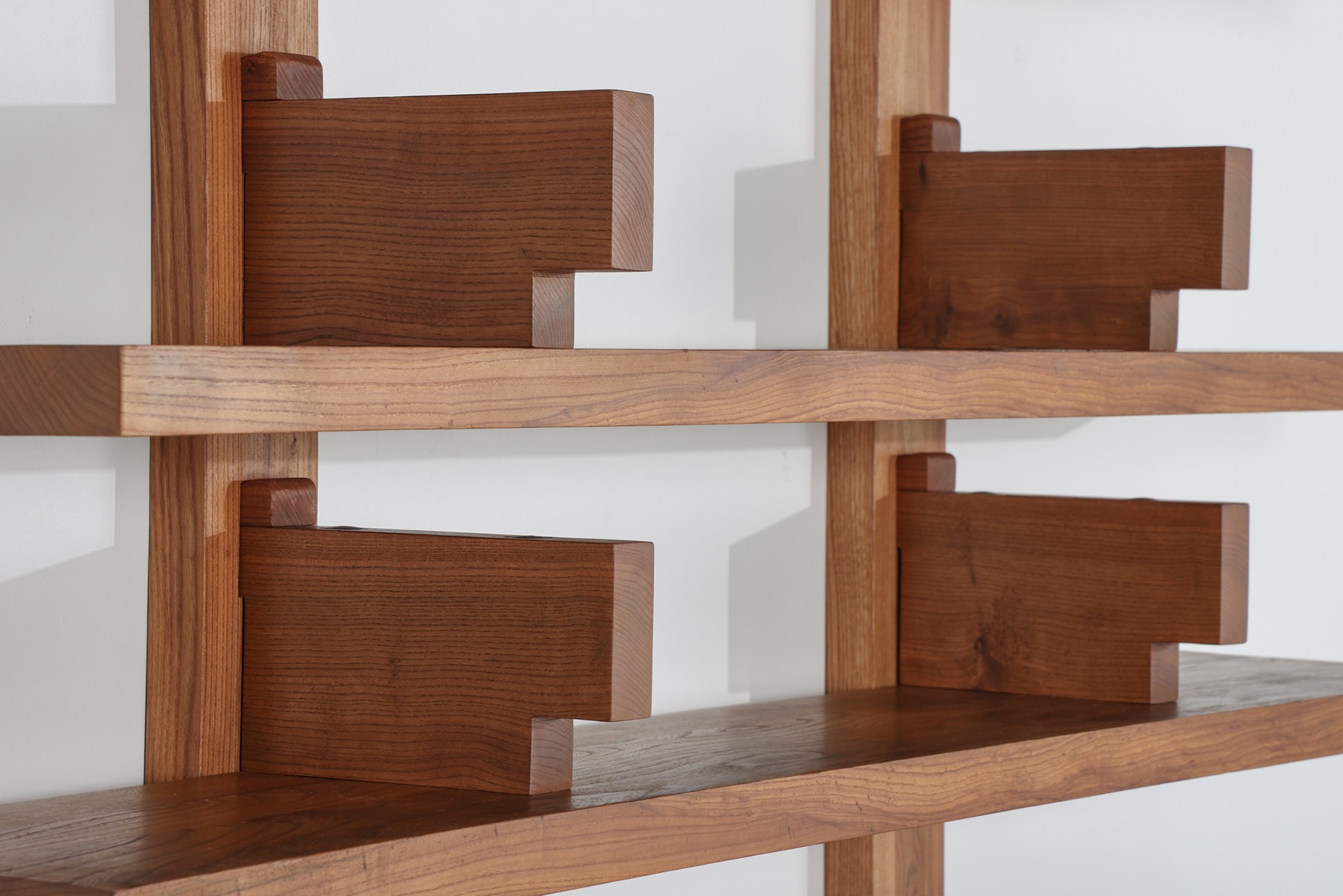  Pierre Chapo Elm Wall Unit 'B17' - 1967