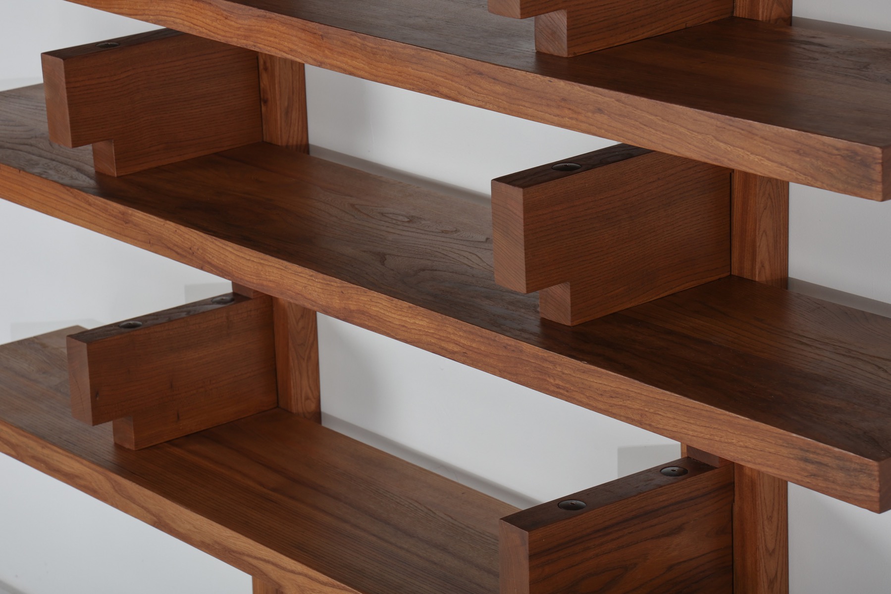  Pierre Chapo Elm Wall Unit 'B17' - 1967