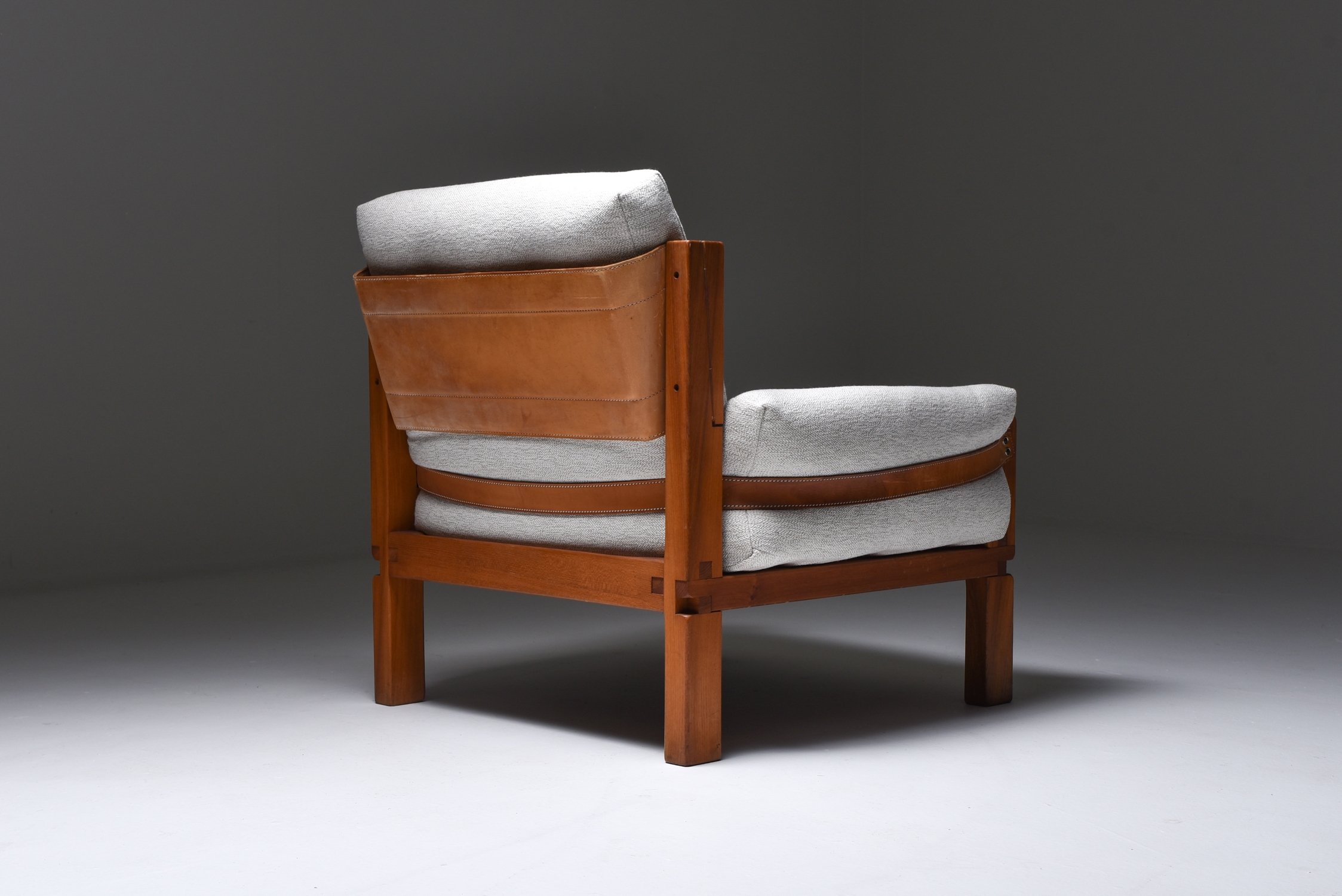 Pierre Chapo S15 easy chairs bouclé - 1964
