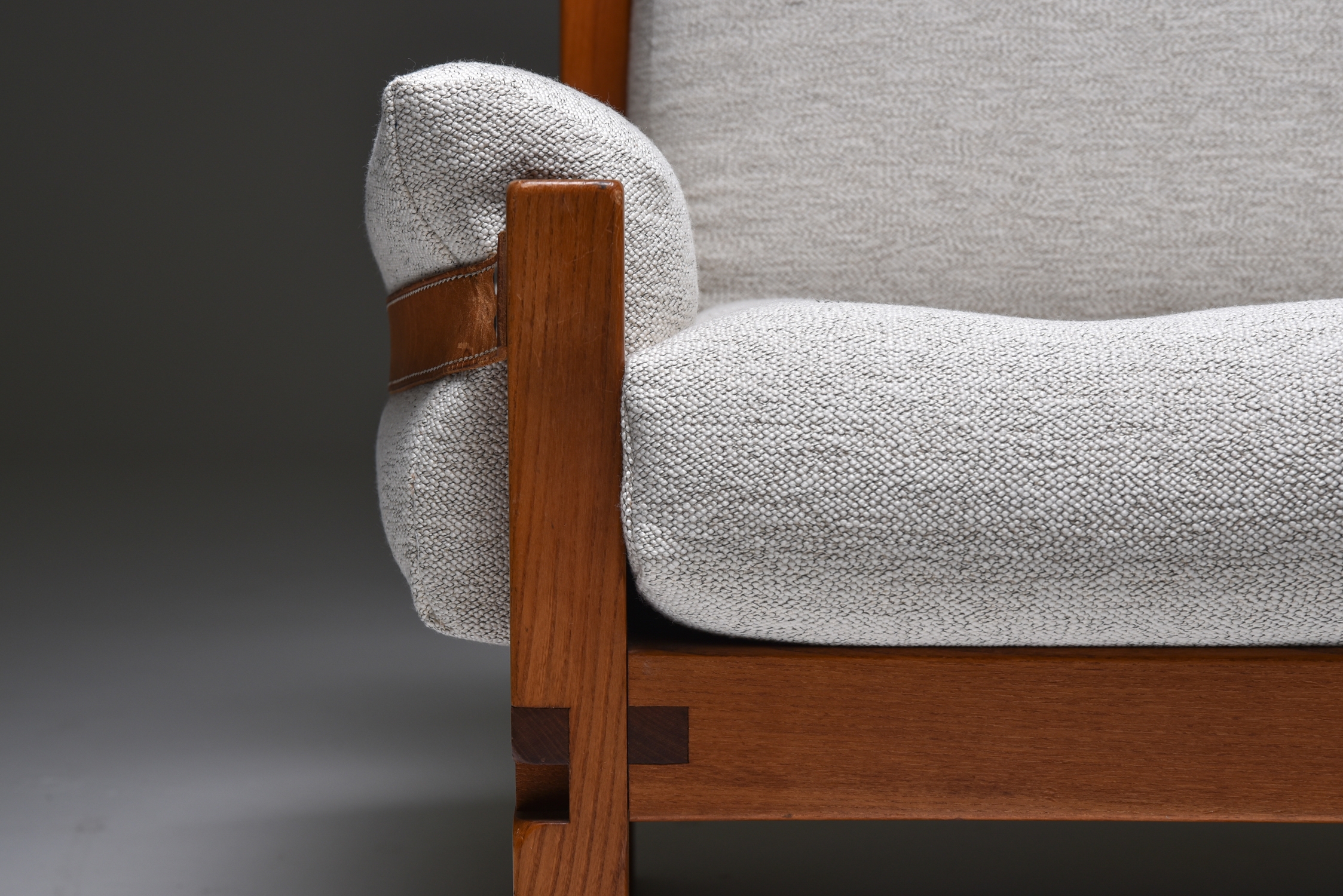 Pierre Chapo S15 easy chairs bouclé - 1964
