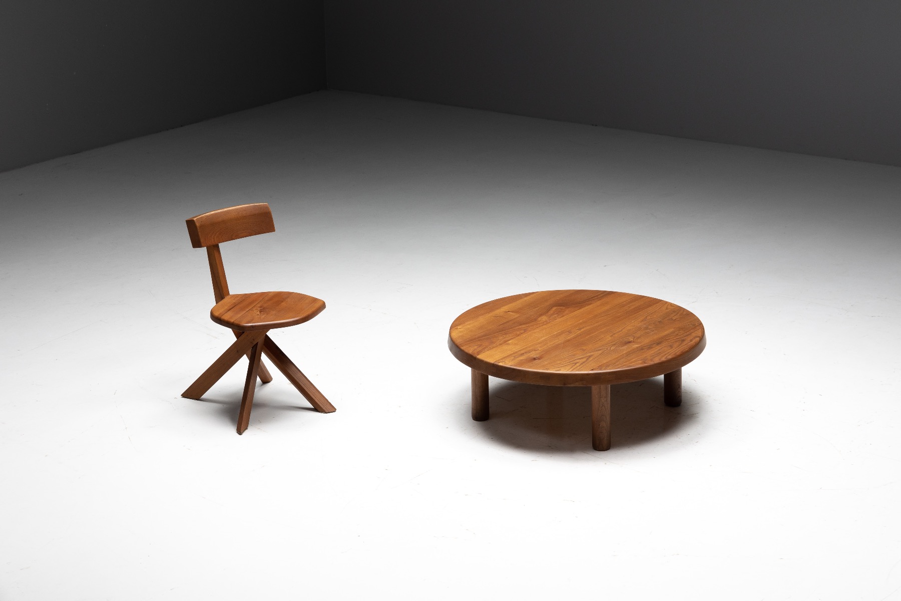 'T02' Coffee Table by Pierre Chapo - 1960s