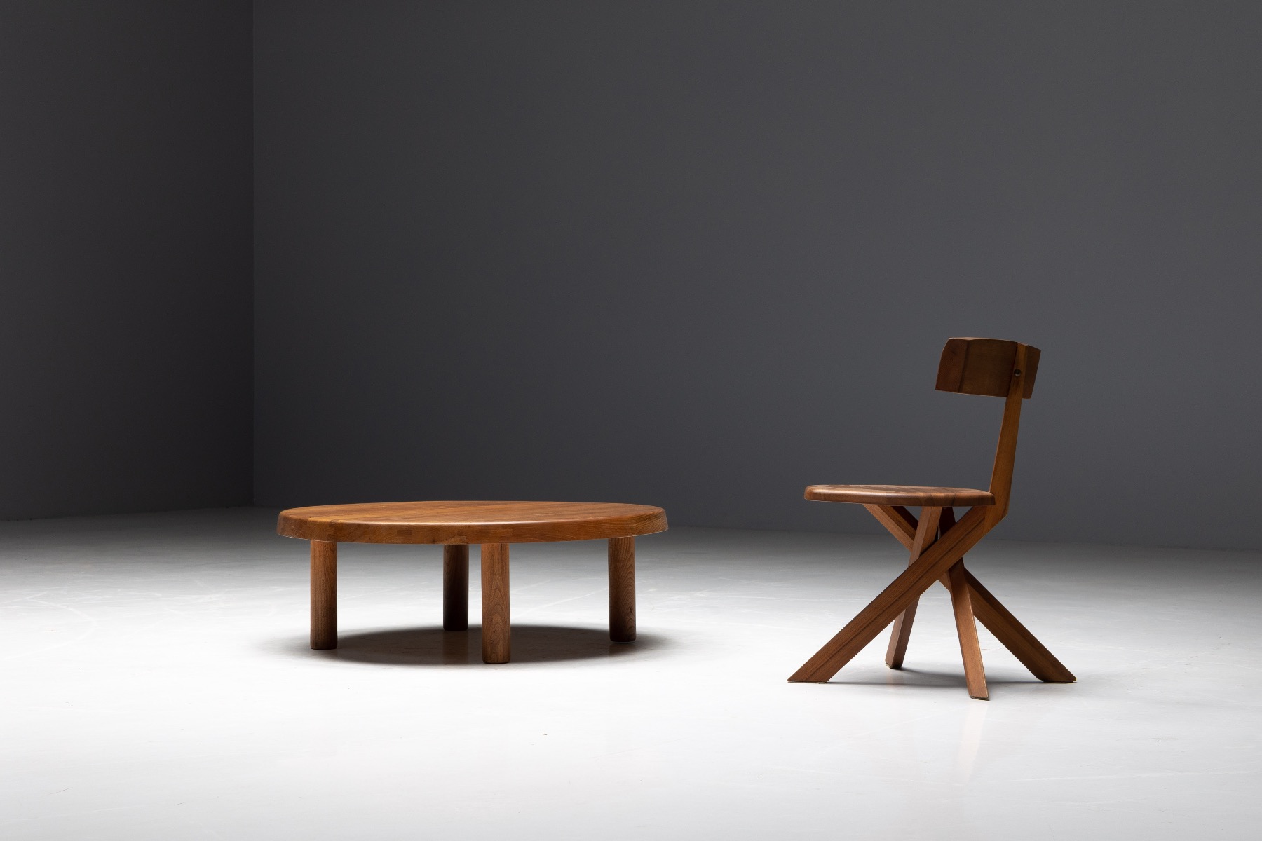 'T02' Coffee Table by Pierre Chapo - 1960s