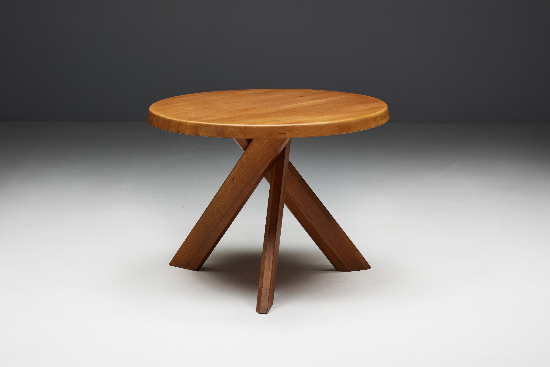 T21A Dining Table by Pierre Chapo - 1970s