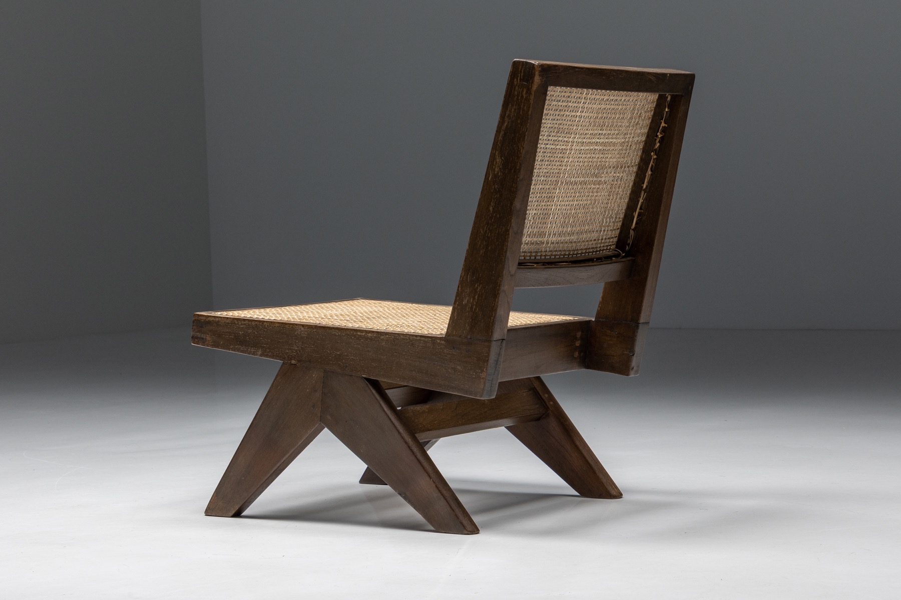 Armless Easy Chair by Pierre Jeanneret, Chandigarh - 1960's