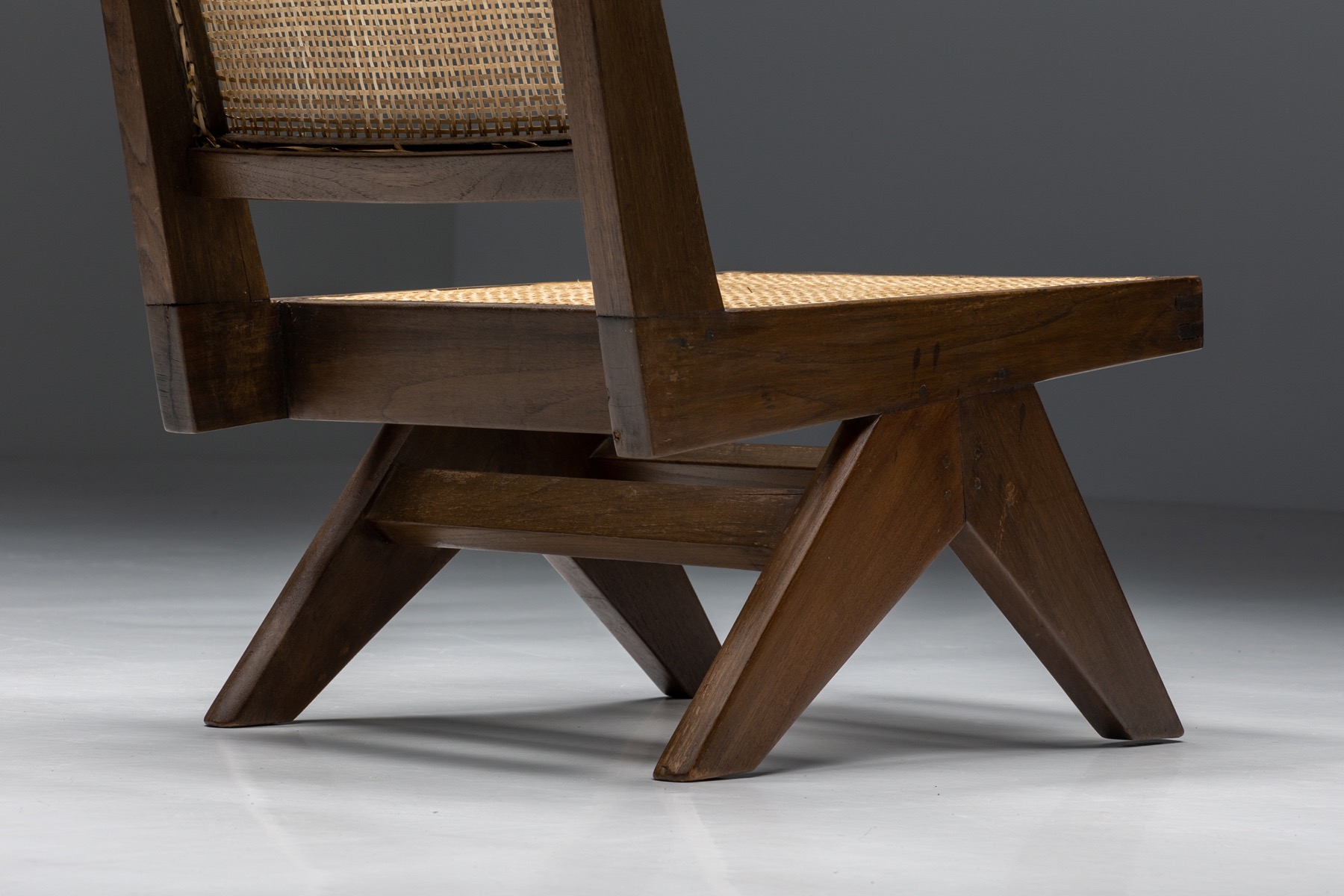 Armless Easy Chair by Pierre Jeanneret, Chandigarh - 1960's
