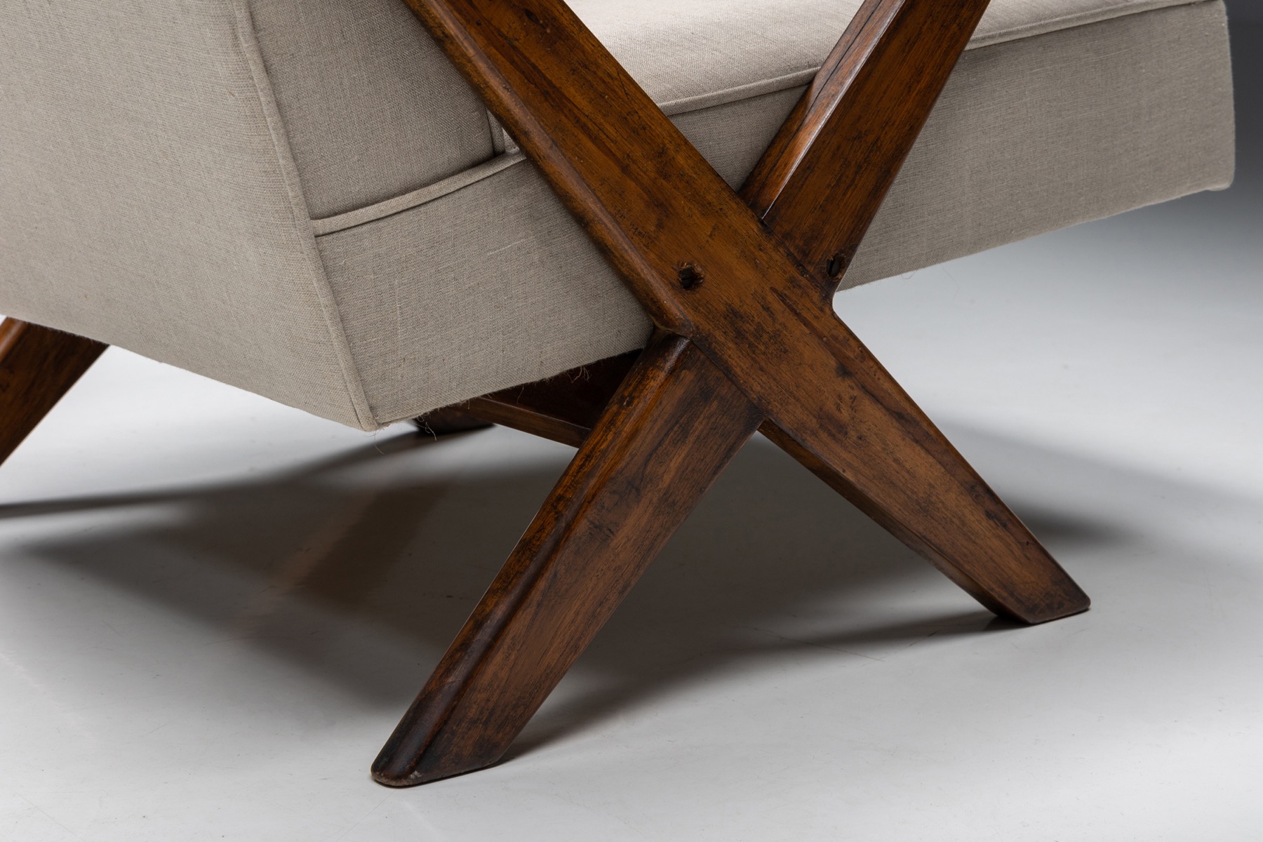 Lounge Chairs PJ-SI-48-A by Pierre Jeanneret - 1960's