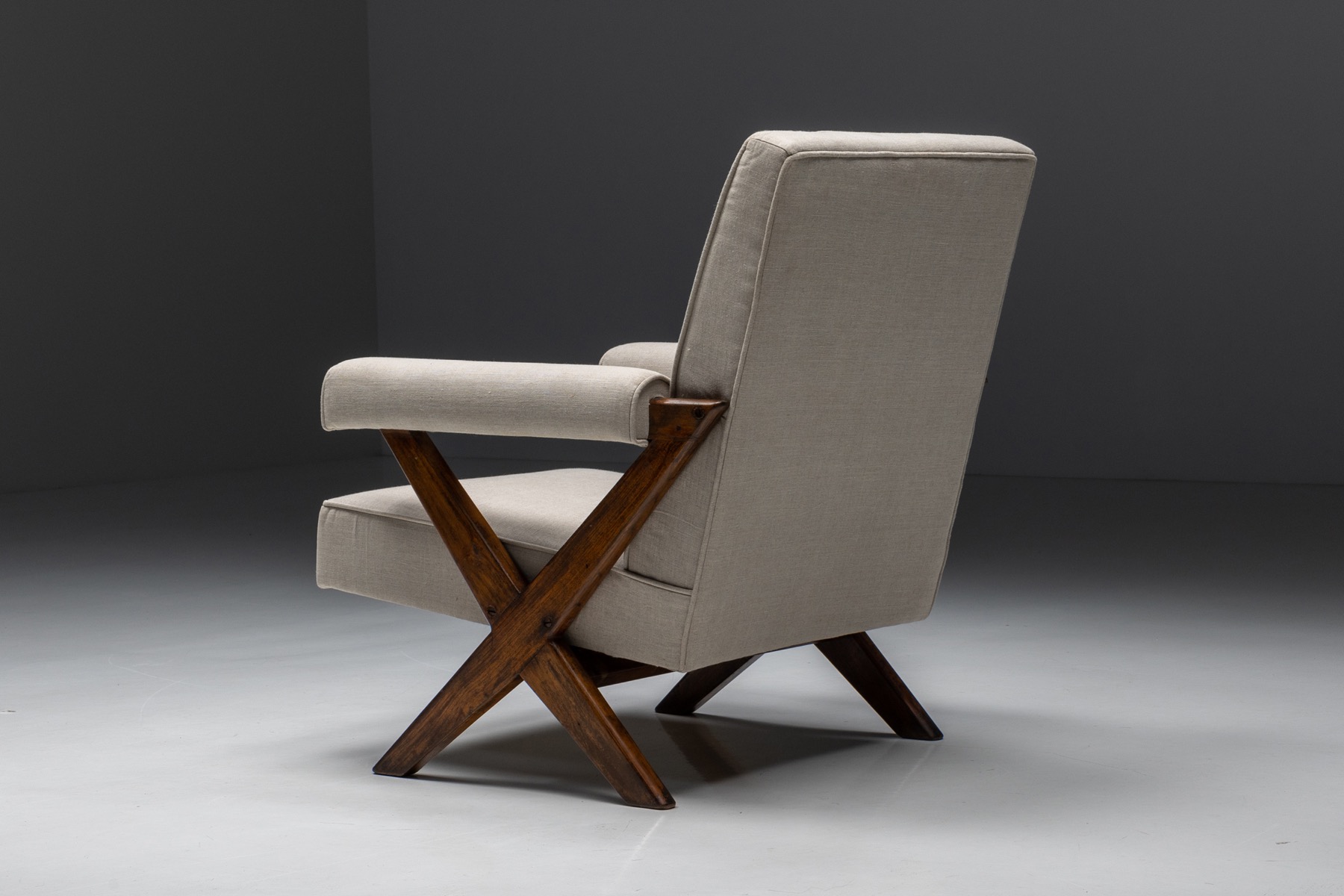 Lounge Chairs PJ-SI-48-A by Pierre Jeanneret - 1960's