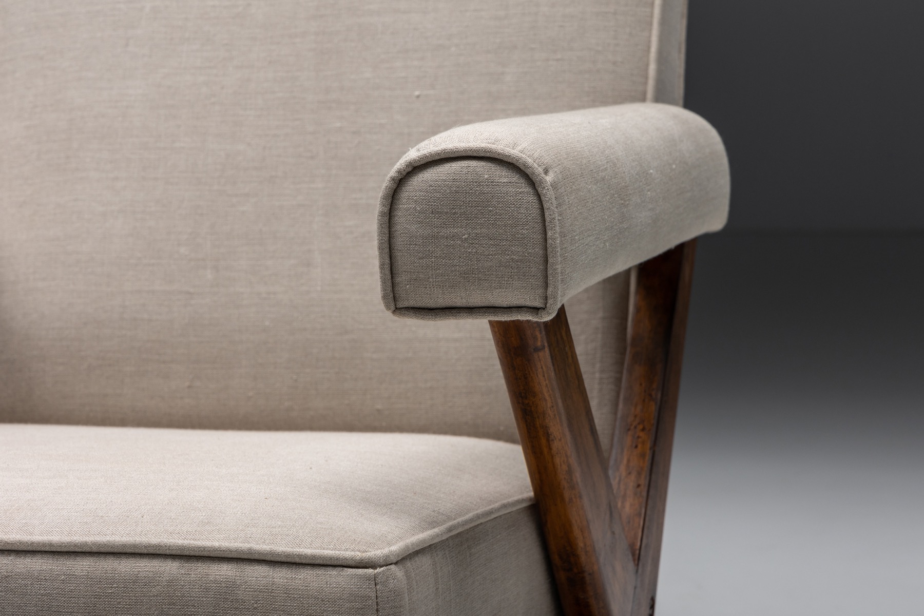 Lounge Chairs PJ-SI-48-A by Pierre Jeanneret - 1960's