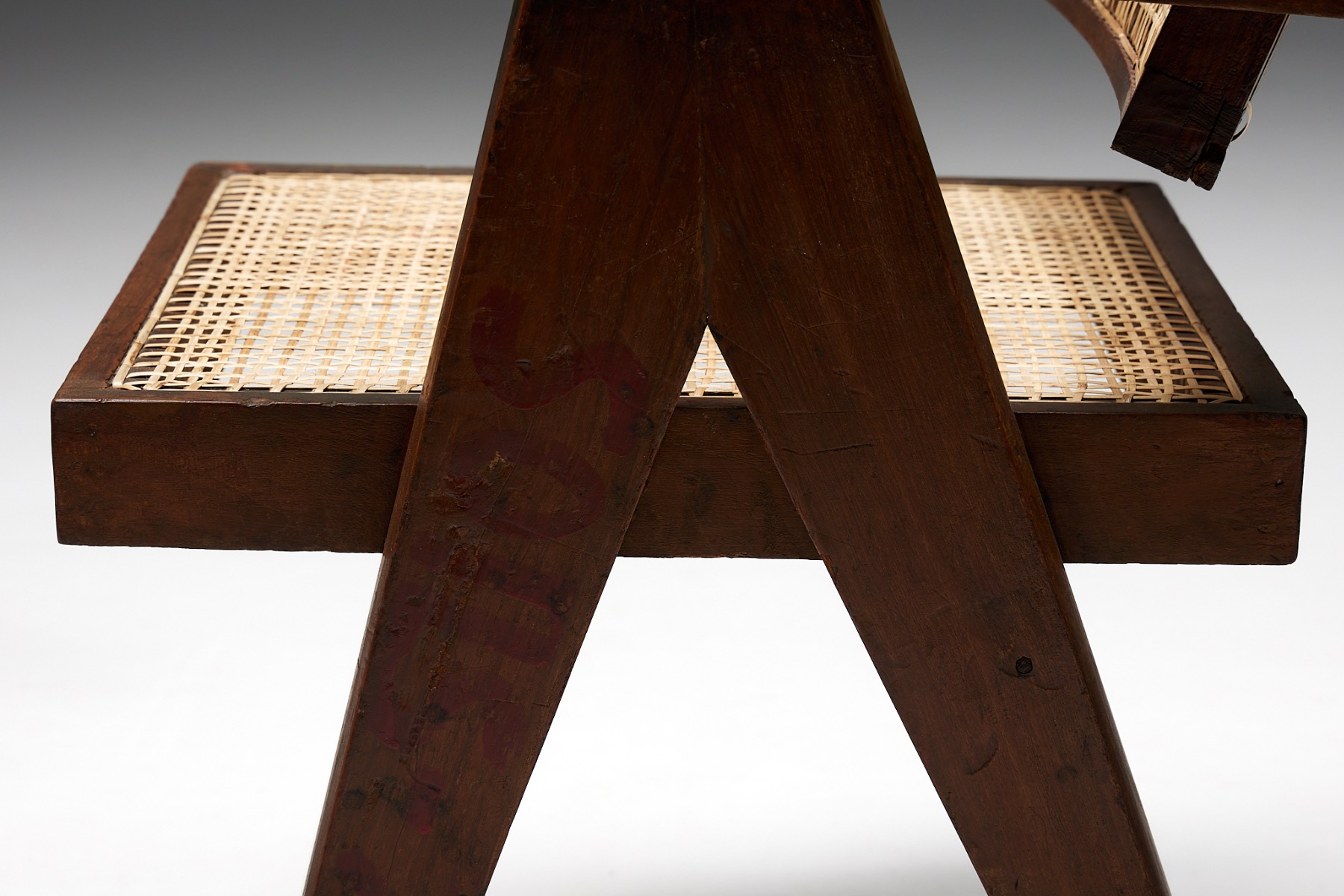 Office Cane Chairs by Pierre Jeanneret - 1955