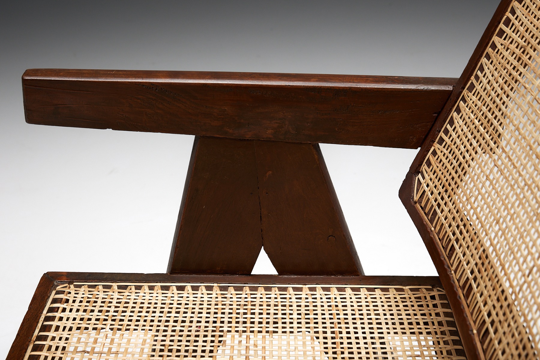 Office Cane Chairs by Pierre Jeanneret - 1955