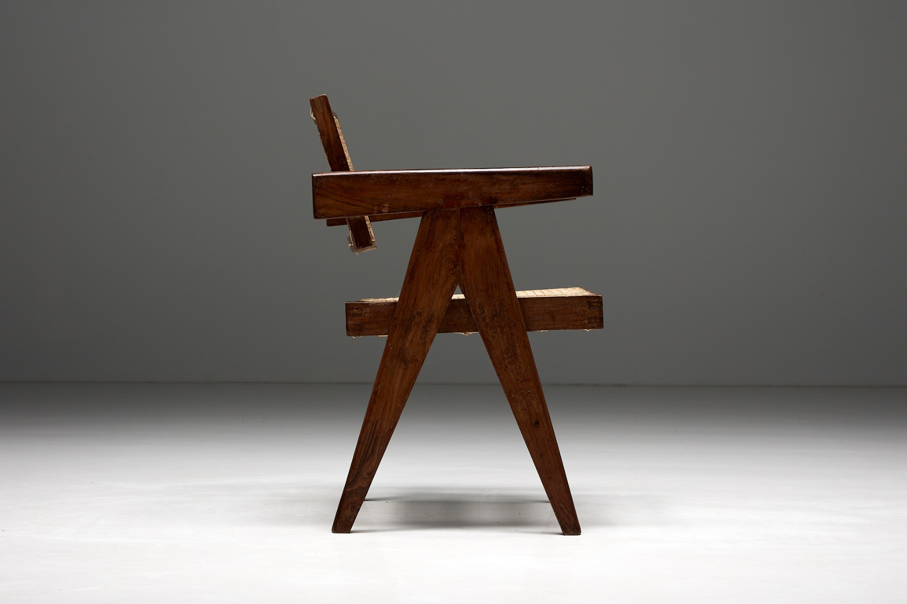 Office Cane Chairs by Pierre Jeanneret - 1955