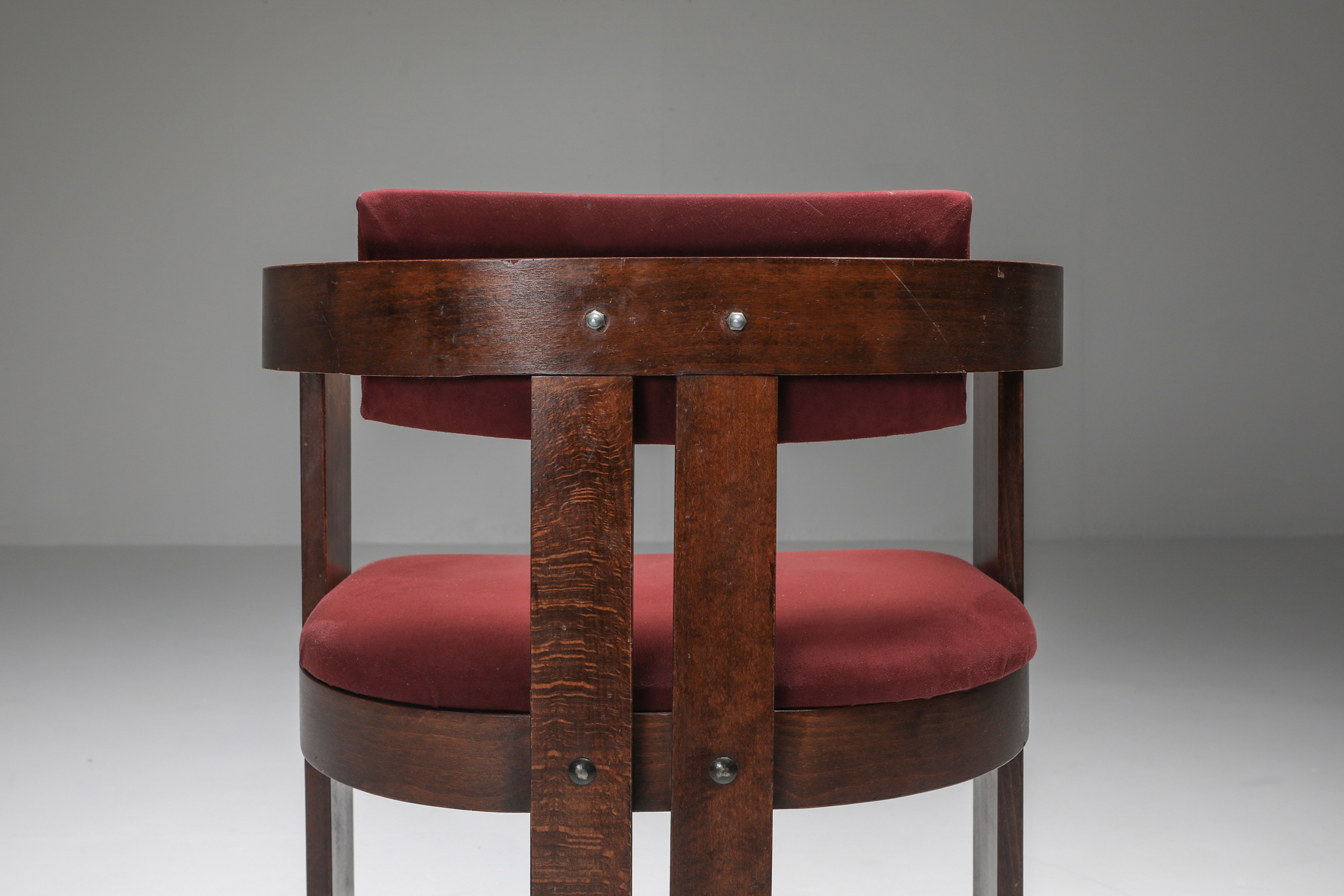Pigreco Armchairs set of four with Bentwood Frames by Afra & Tobia Scarpa - 1960's