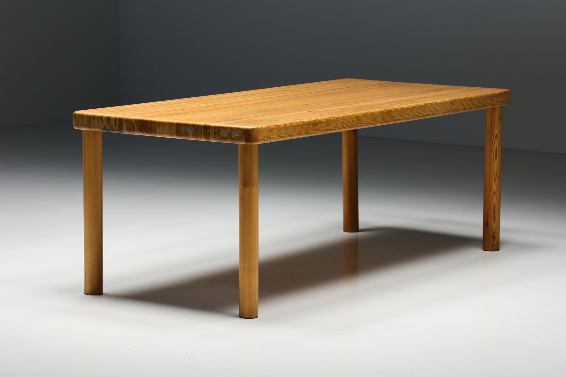 Pine Dining Table by Rainer Daumiller - 1970s