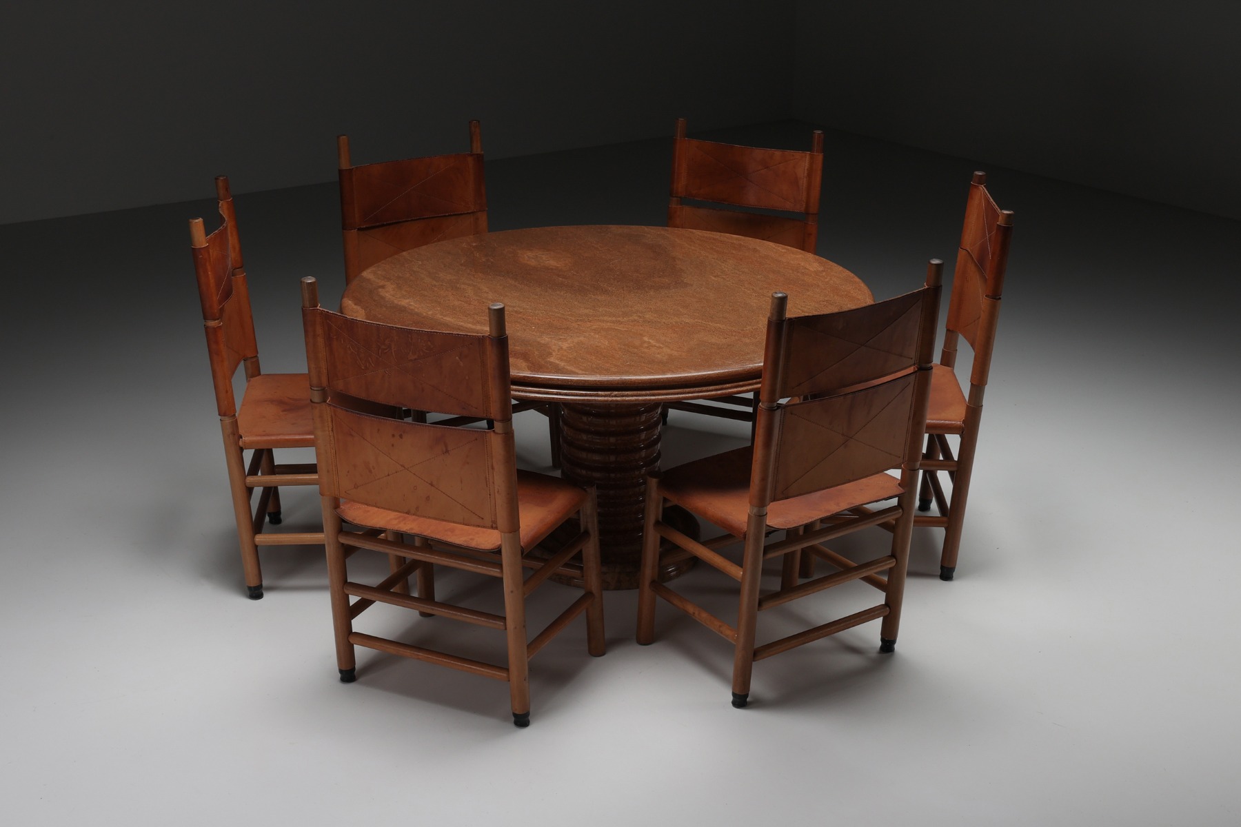 Postmodern Marble Dining Table  - 1970s