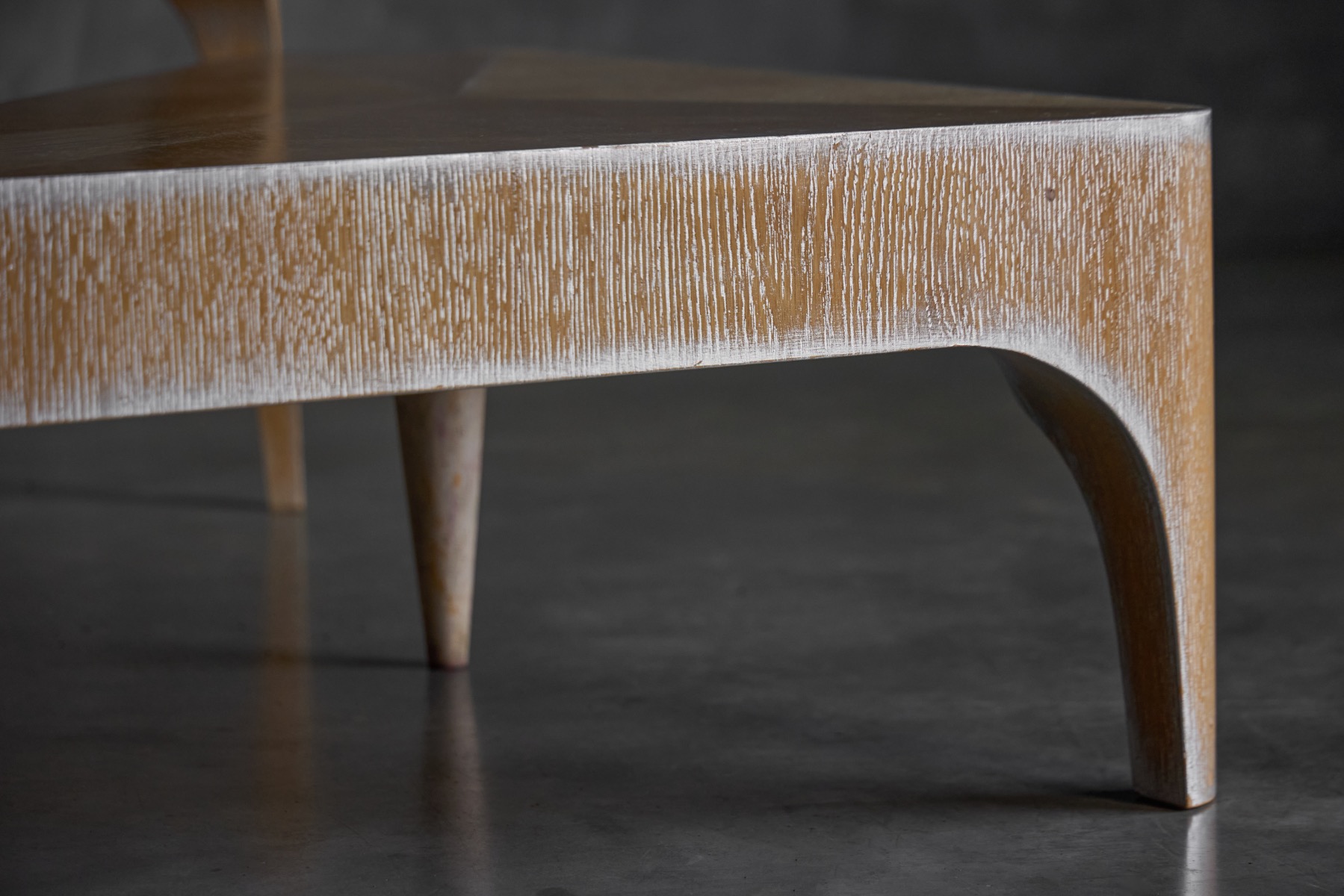Postmodern Oak Nesting Coffee Tables, Italy - 1980s