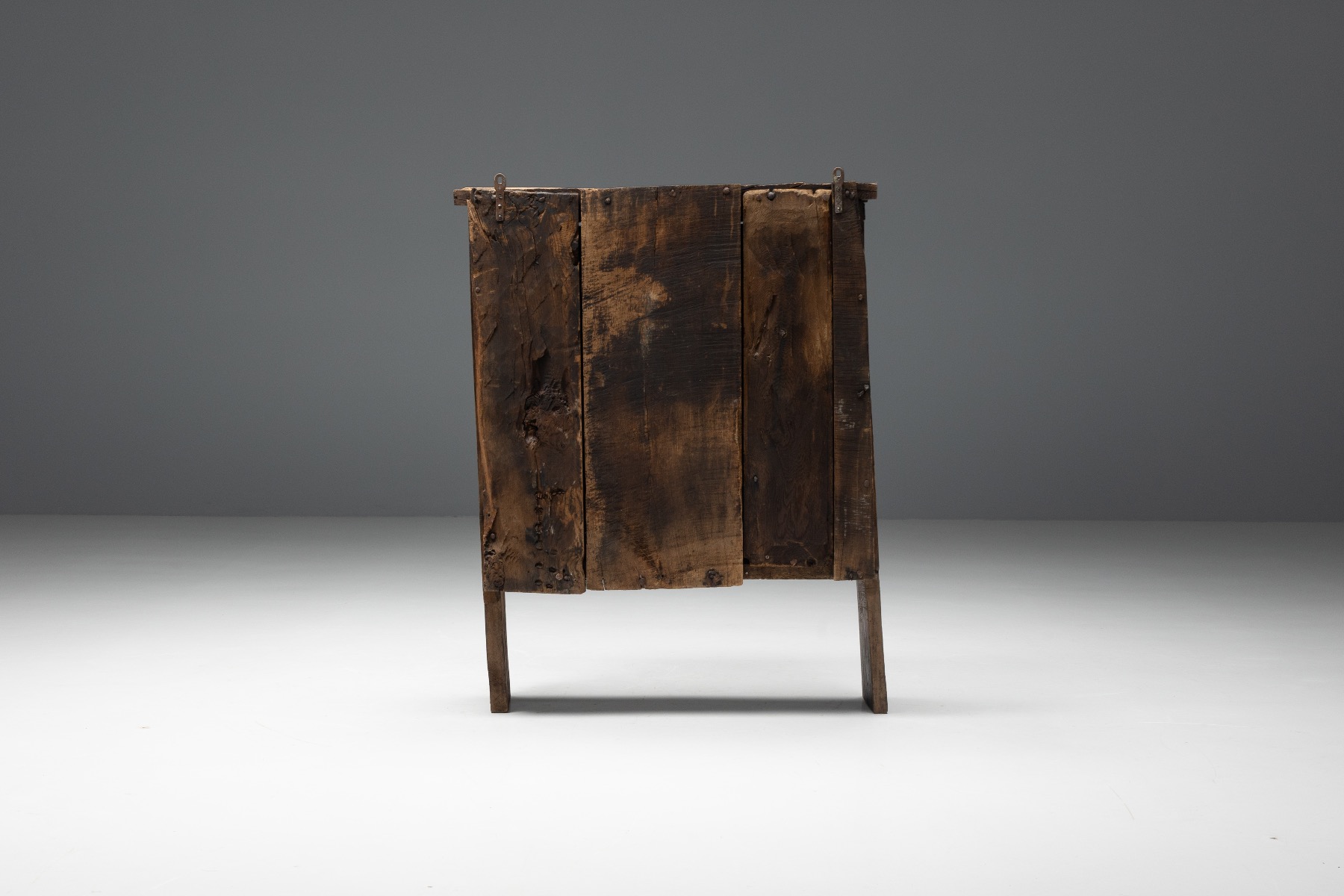 Primitive Art Populaire Alpine Cabinet - 18th Century 
