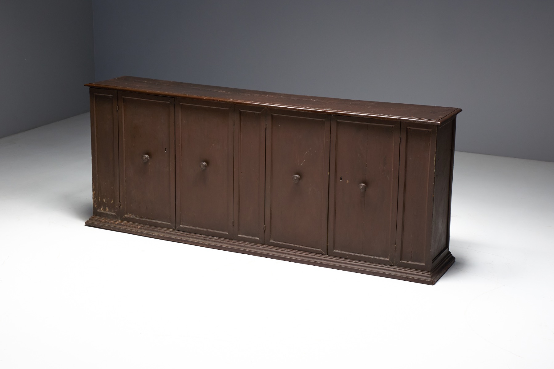 Vernacular Credenza Cabinet, Italy - Late 17th Century
