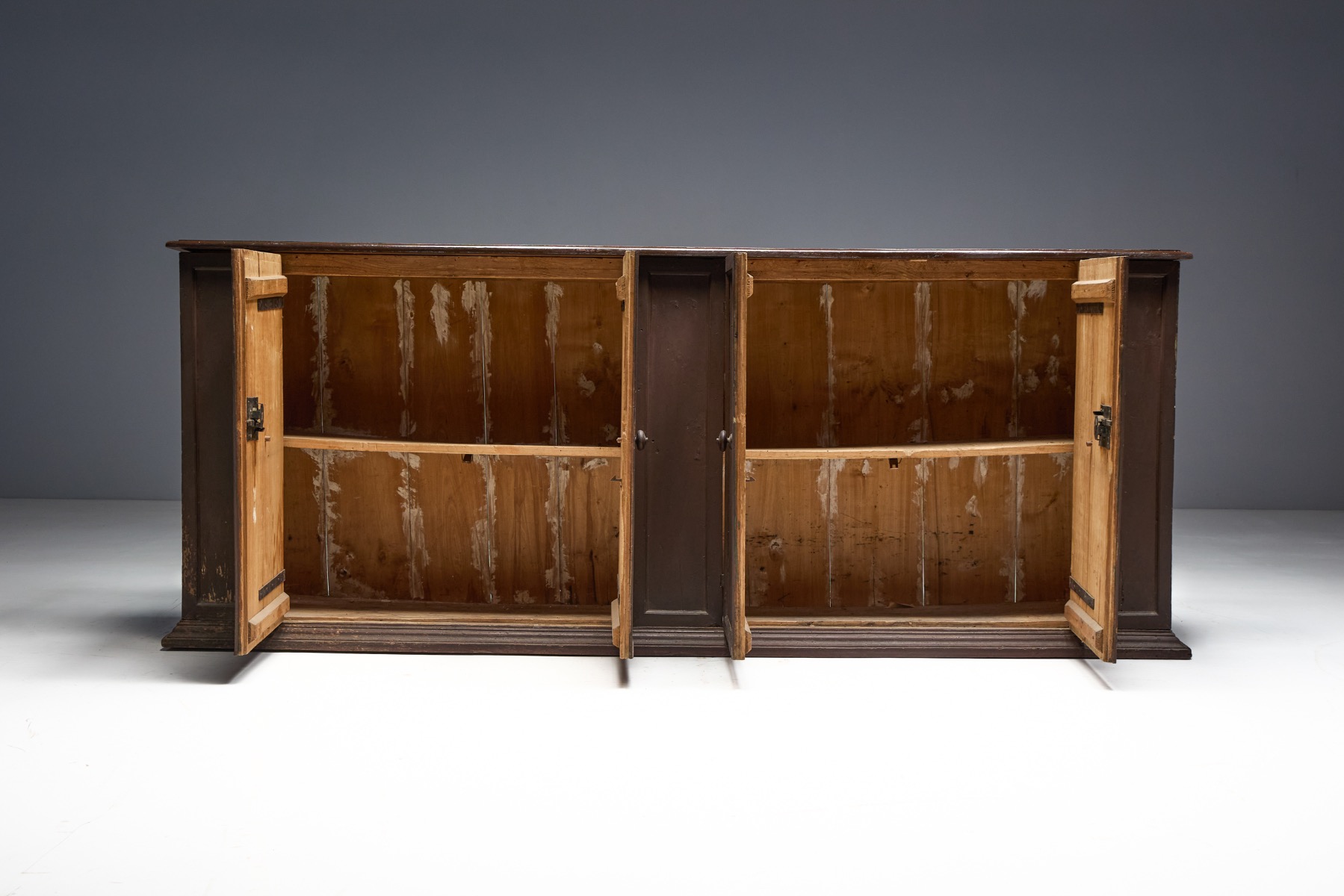 Vernacular Credenza Cabinet, Italy - Late 17th Century
