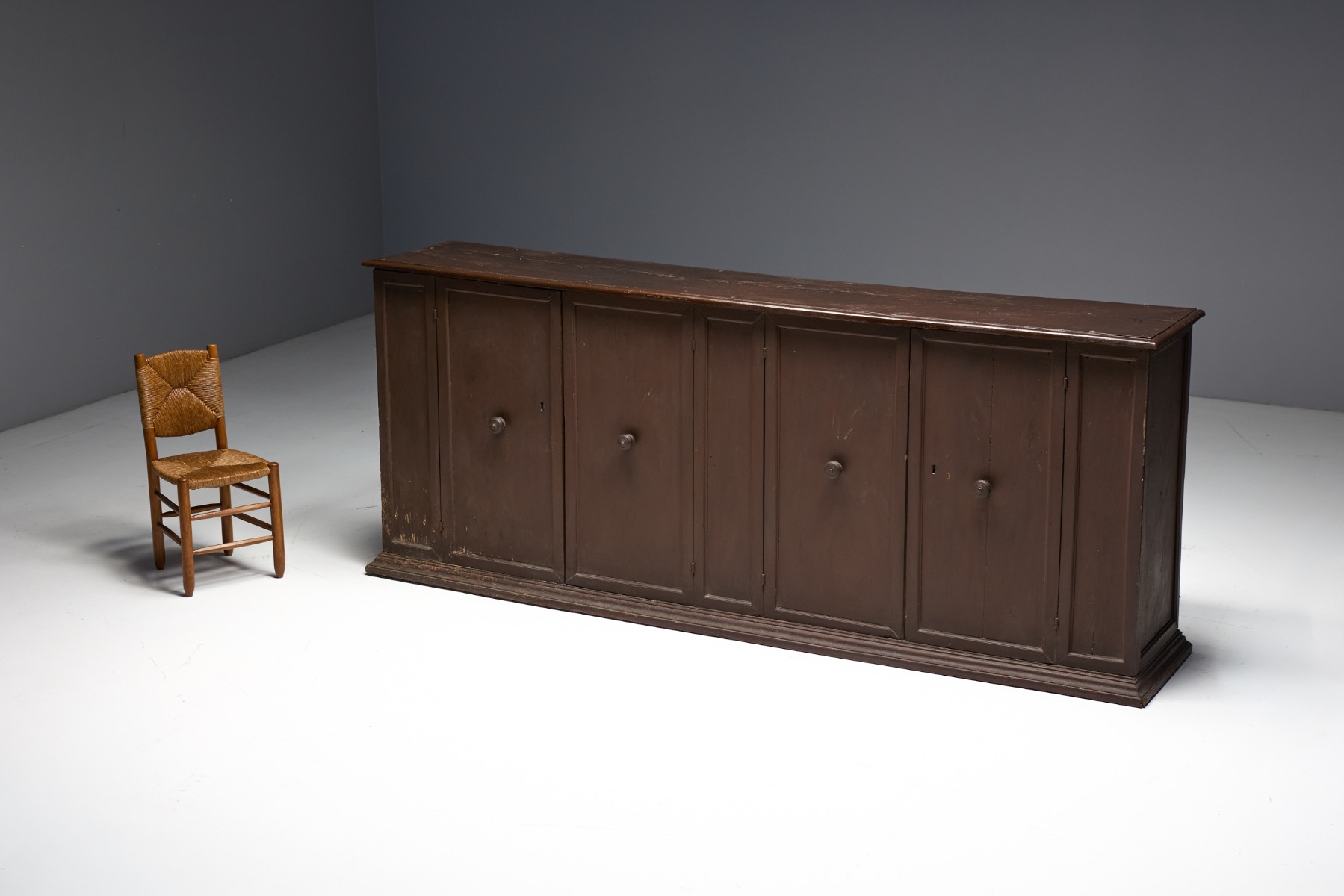 Vernacular Credenza Cabinet, Italy - Late 17th Century