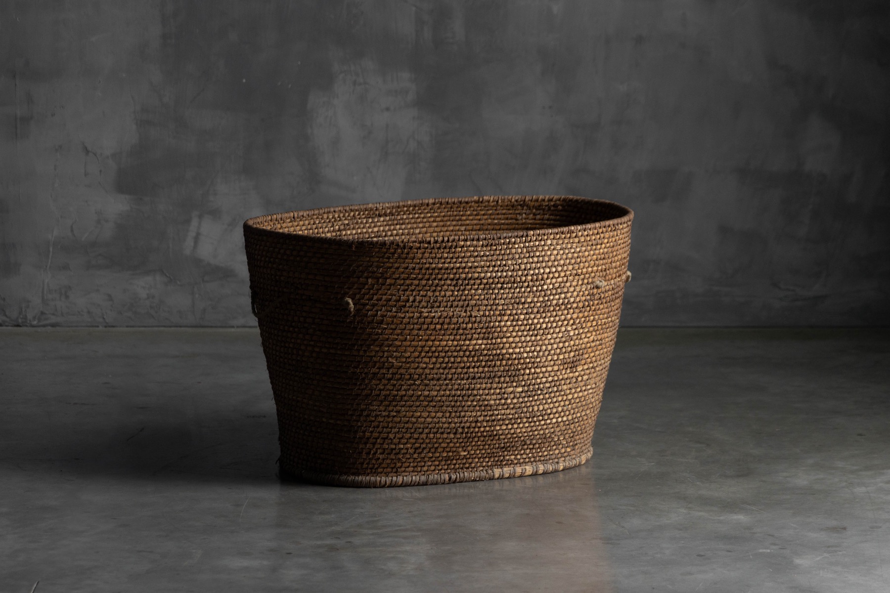 Primitive Folk Art Basket, France - 20th Century