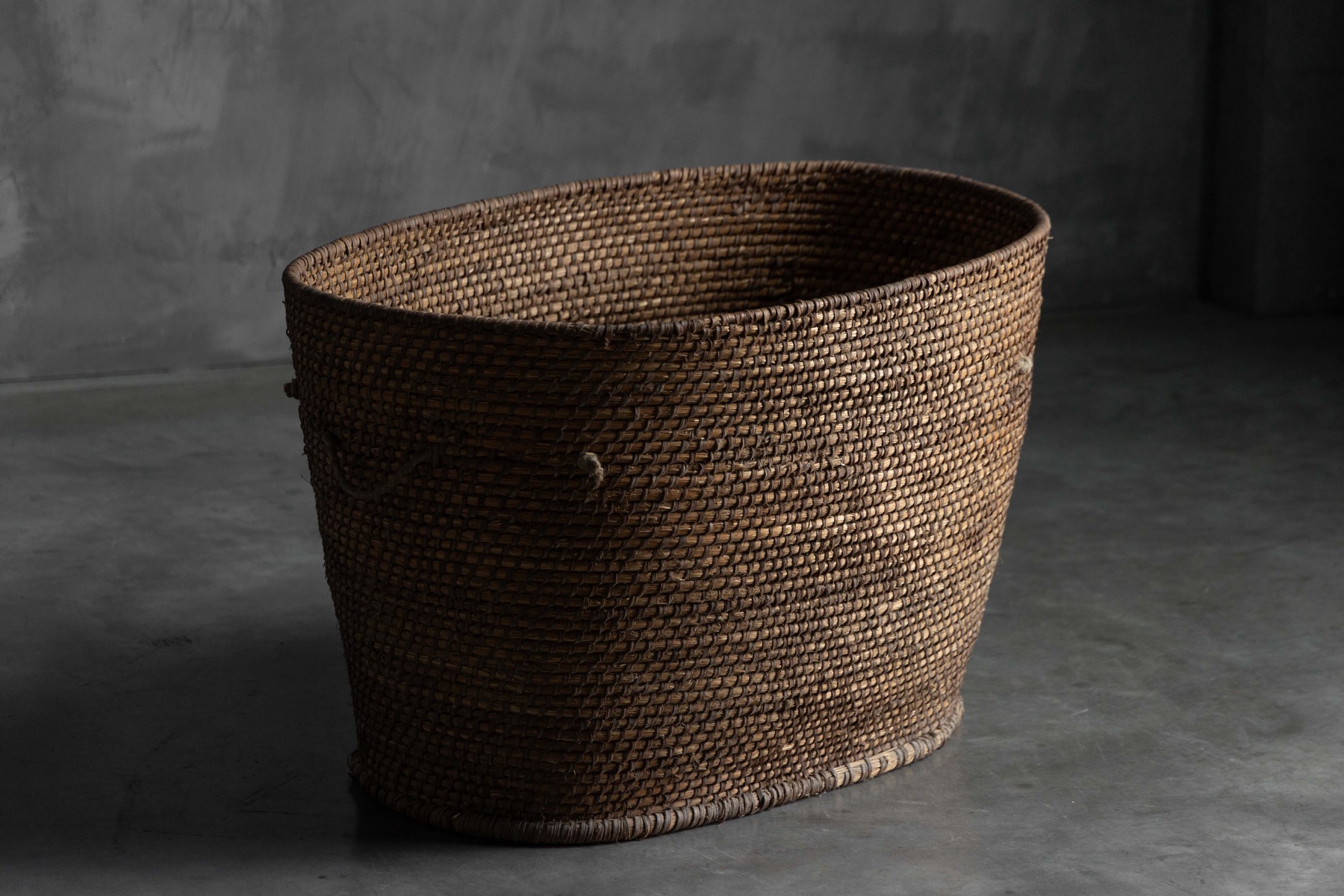 Primitive Folk Art Basket, France - 20th Century