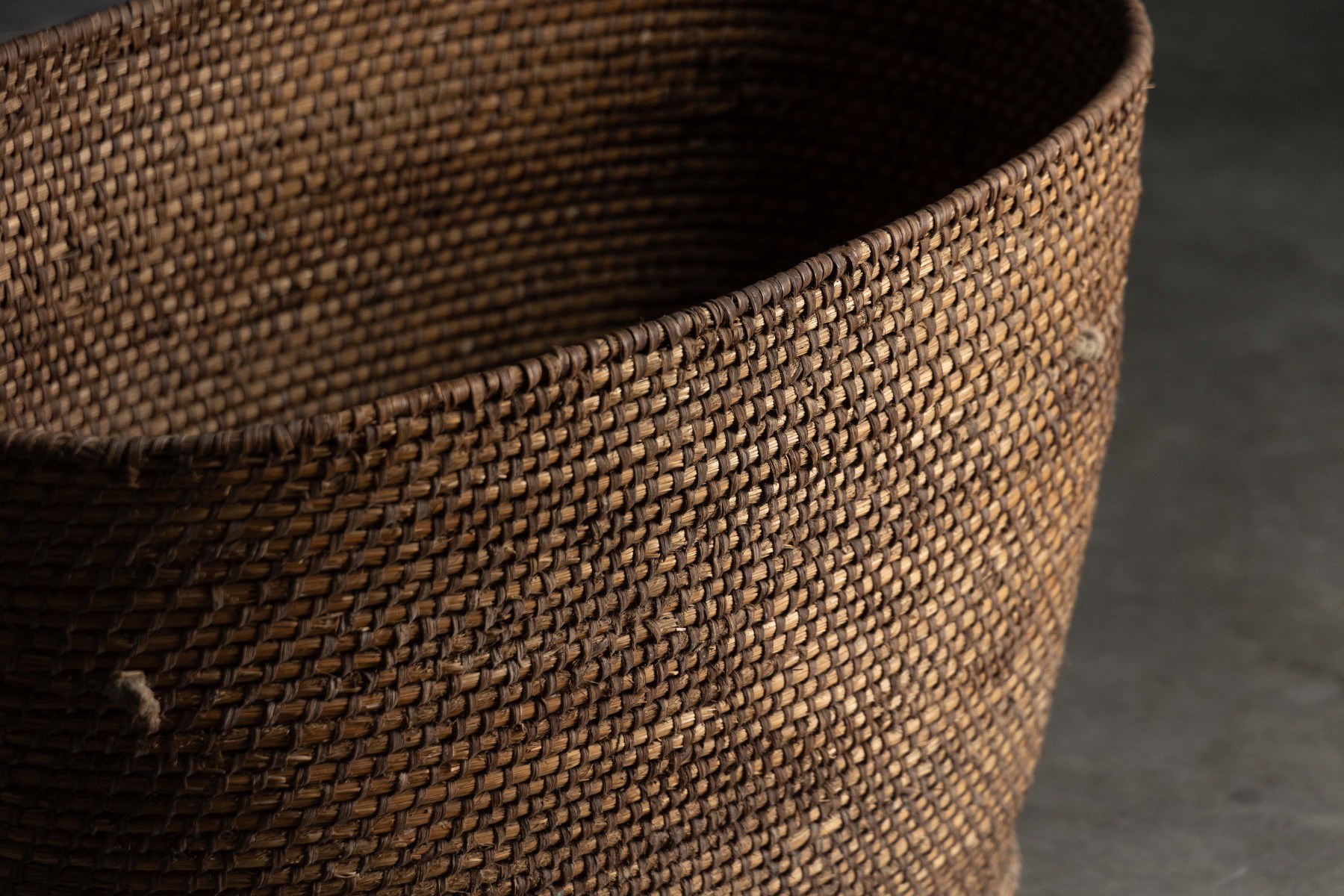 Primitive Folk Art Basket, France - 20th Century
