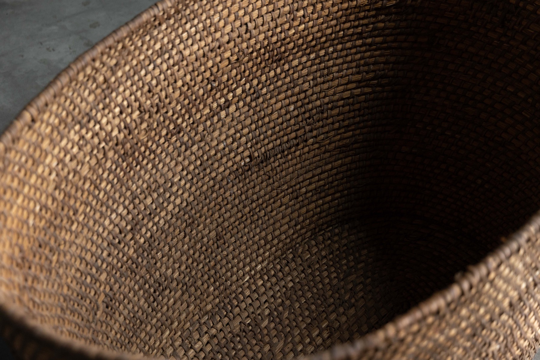 Primitive Folk Art Basket, France - 20th Century
