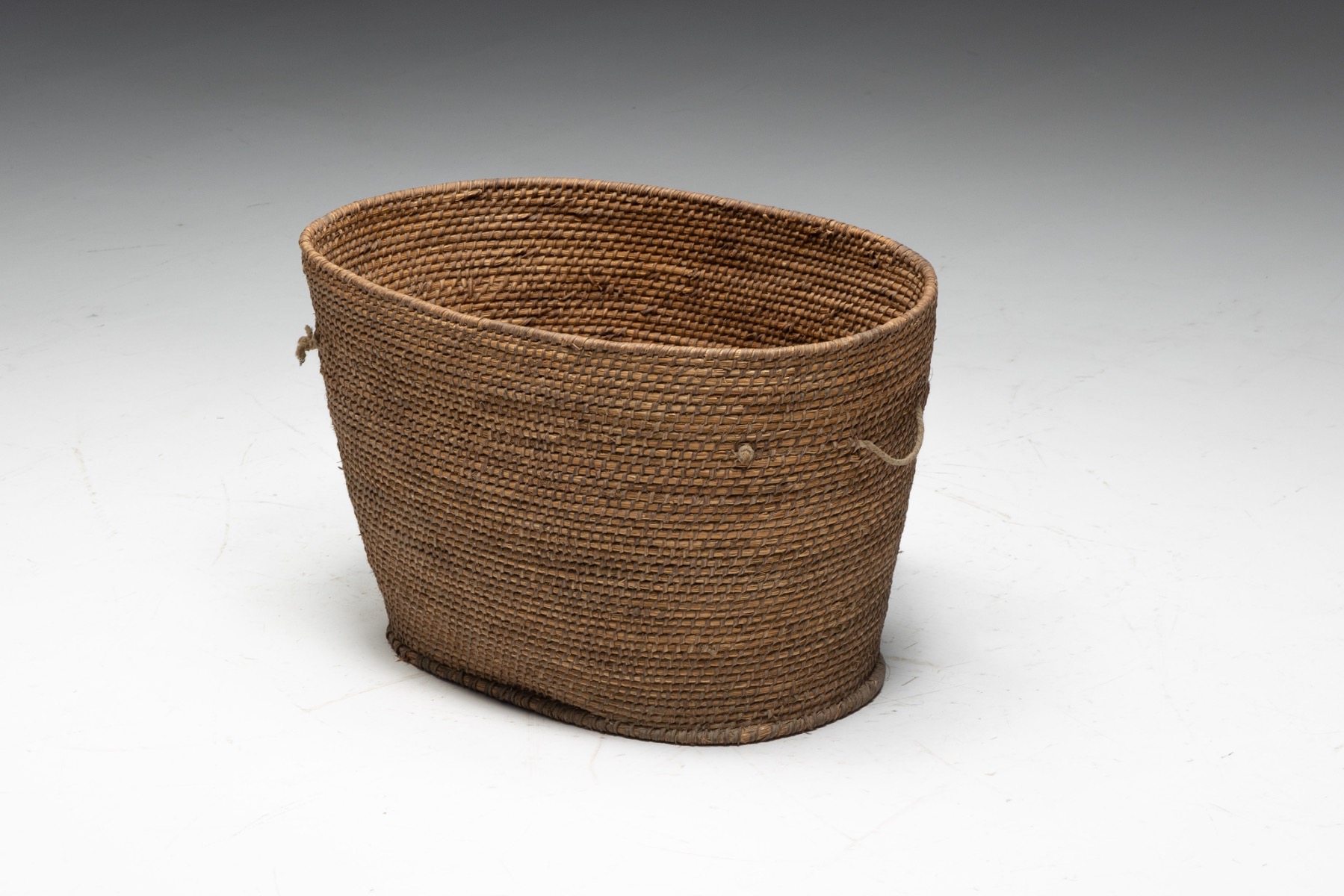 Primitive Folk Art Basket, France - 20th Century