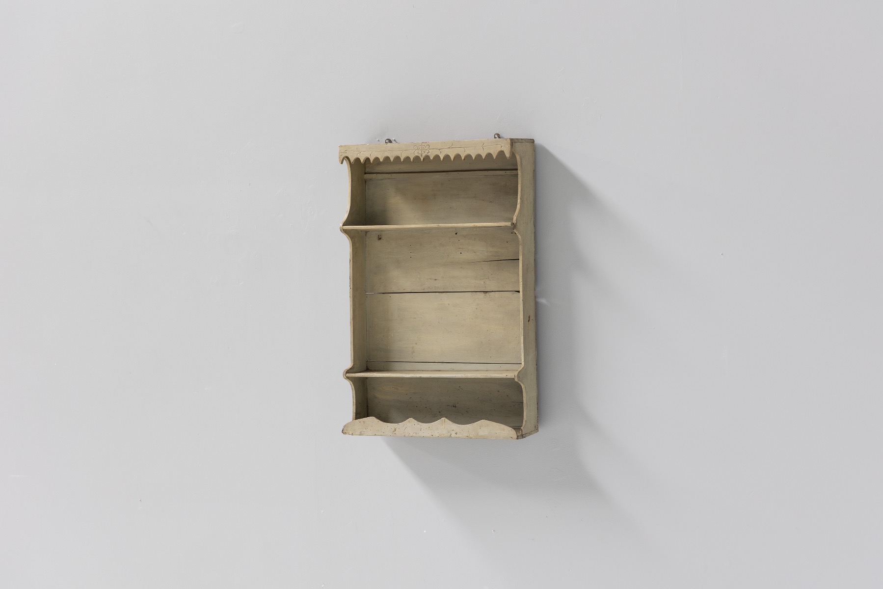Primitive Folk Art Wall Shelf - 19th Century