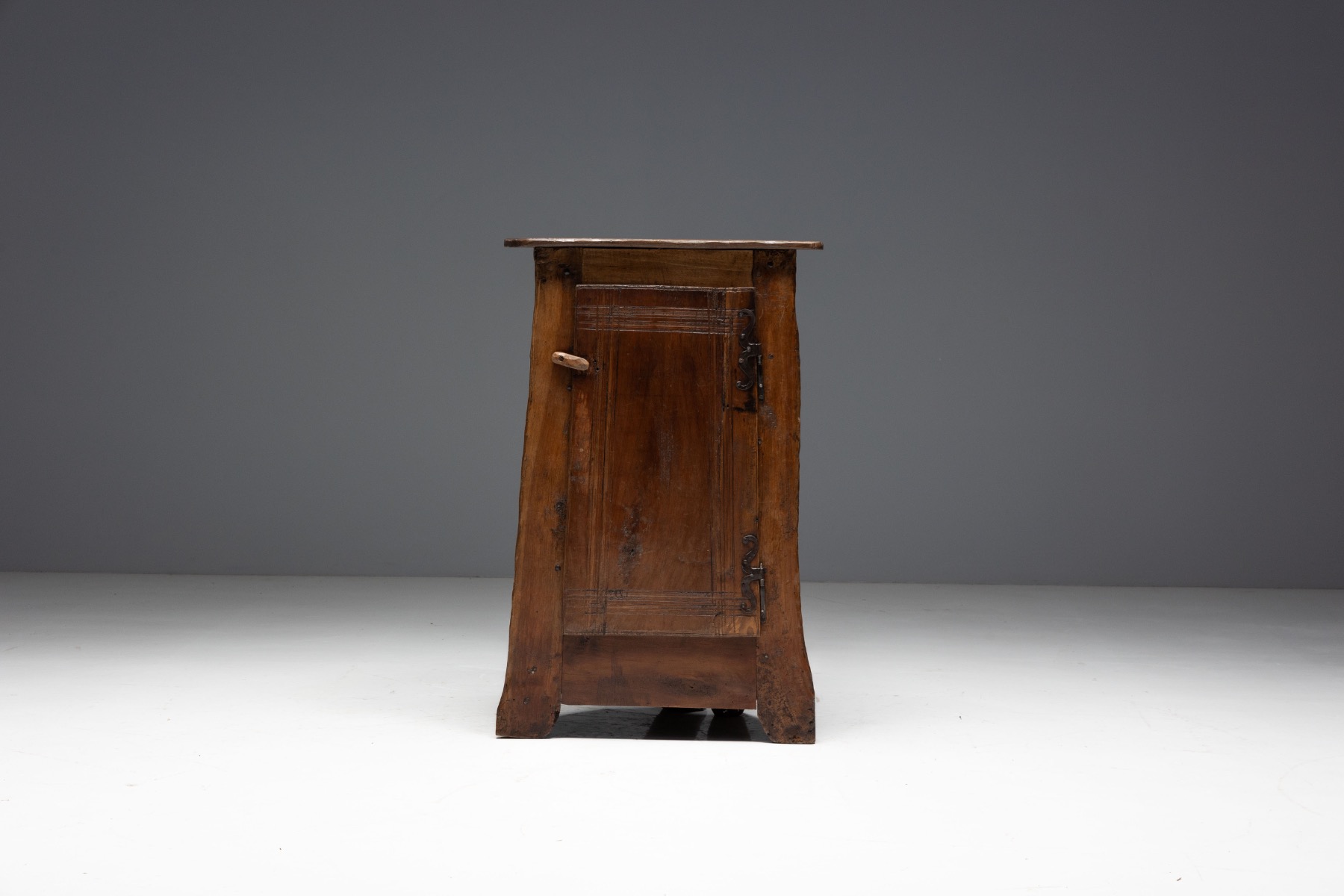 Hand-Carved Vernacular Cabinet - circa 1900