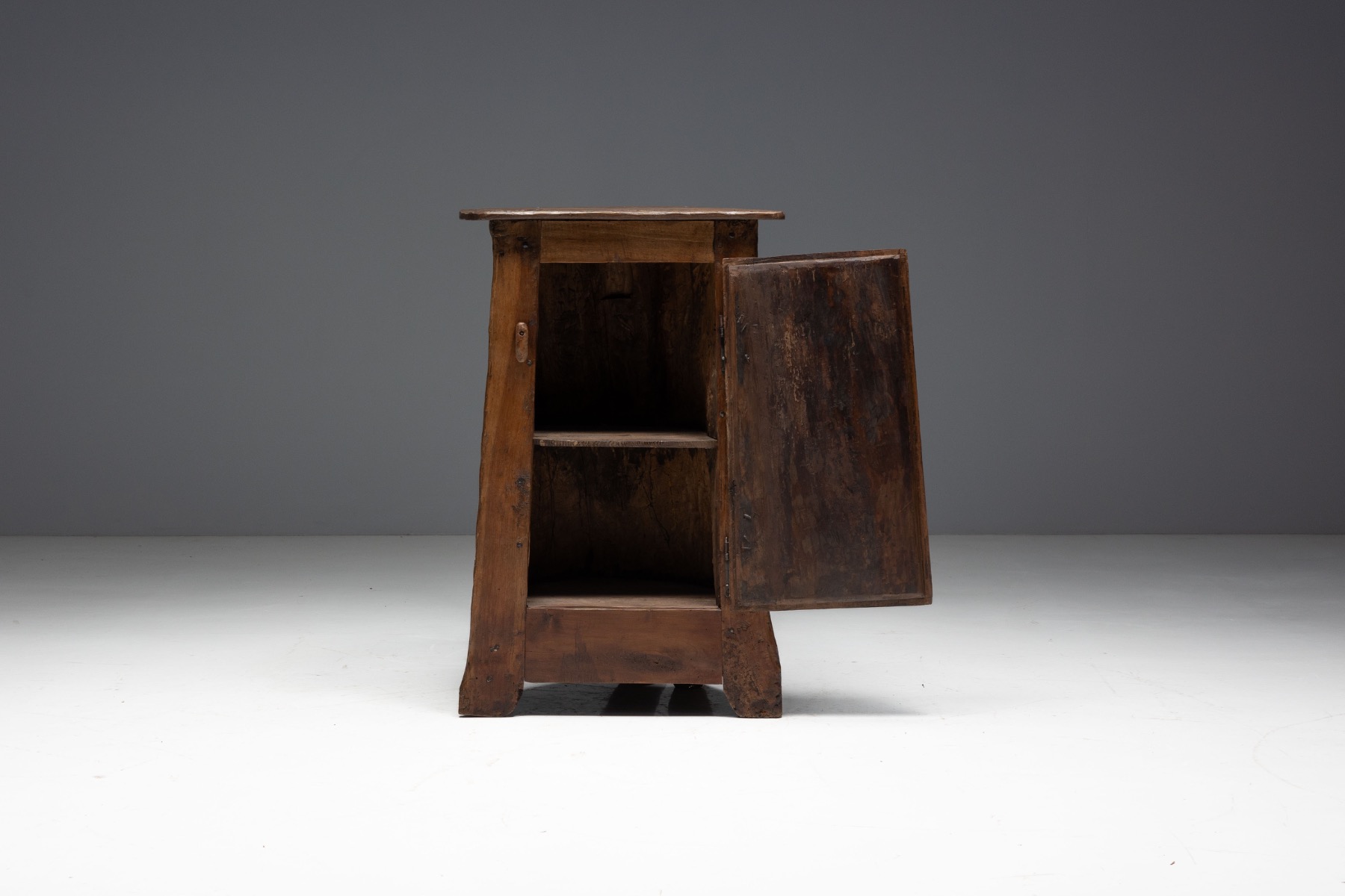 Hand-Carved Vernacular Cabinet - circa 1900