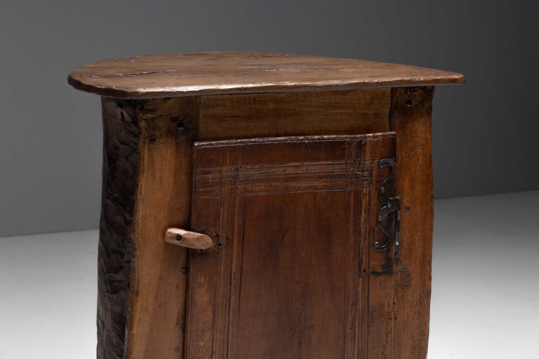 Hand-Carved Vernacular Cabinet - circa 1900