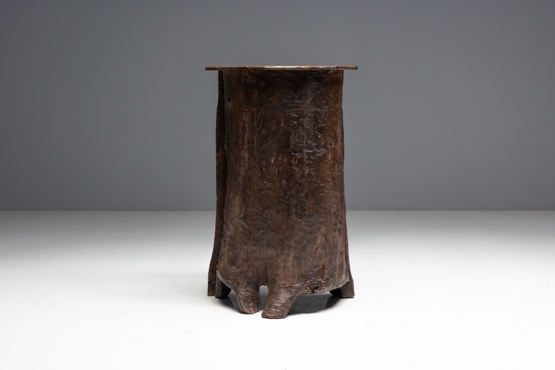 Hand-Carved Vernacular Cabinet - circa 1900