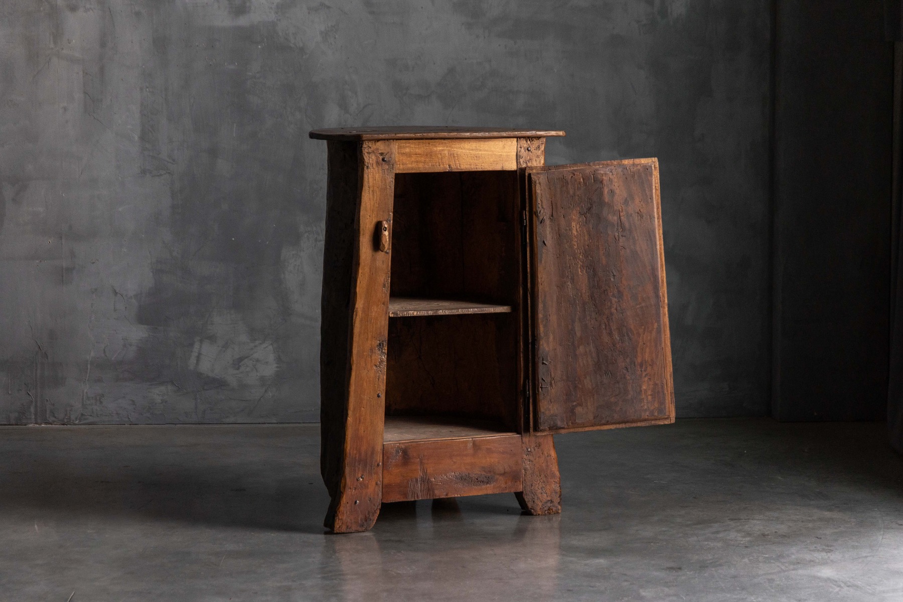 Hand-Carved Vernacular Cabinet - circa 1900